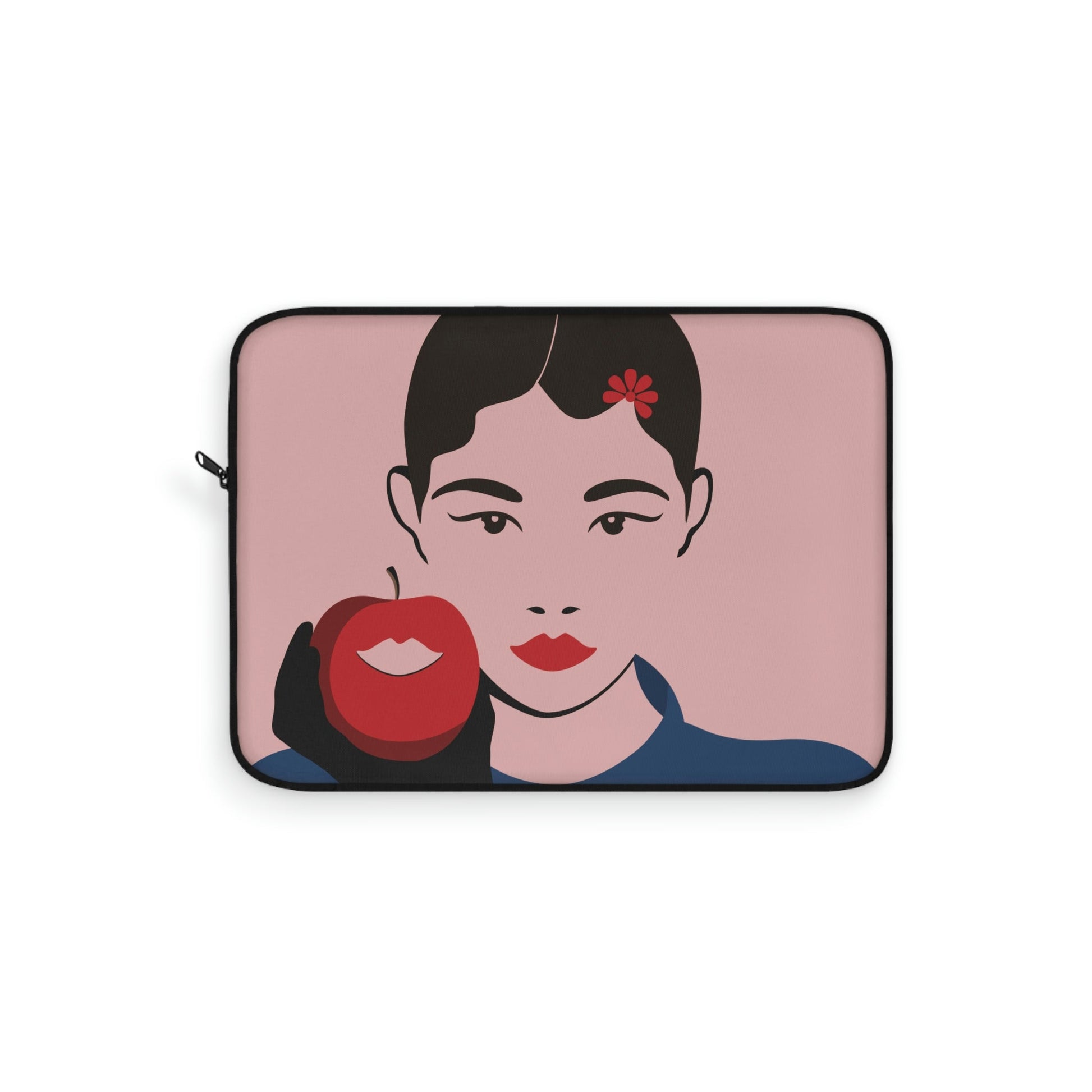 Japan Art Minimal Aesthetic Asian Woman Portrait Style Classic Laptop Sleeve Ichaku [Perfect Gifts Selection]