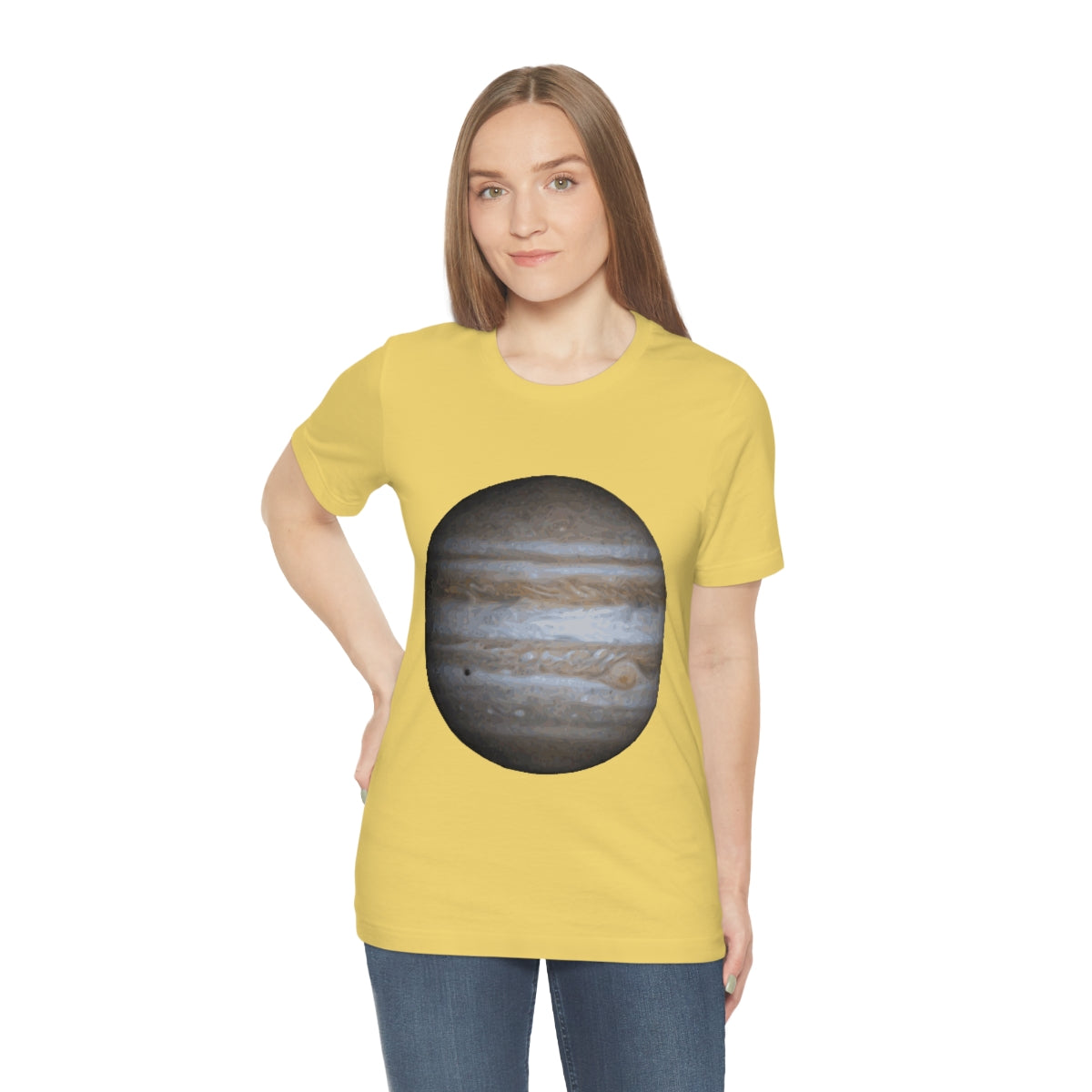 Jupiter Solar System Planet Astronomy Science Space Universe Unisex Jersey Short Sleeve T-Shirt Ichaku [Perfect Gifts Selection]