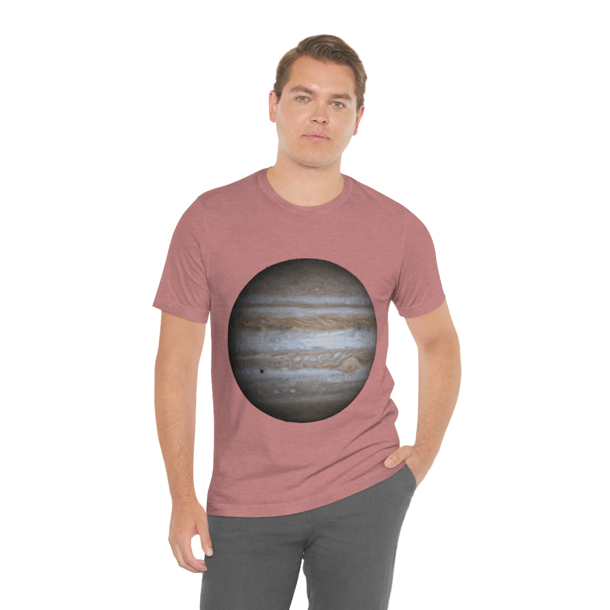 Jupiter Solar System Planet Astronomy Science Space Universe Unisex Jersey Short Sleeve T-Shirt Ichaku [Perfect Gifts Selection]