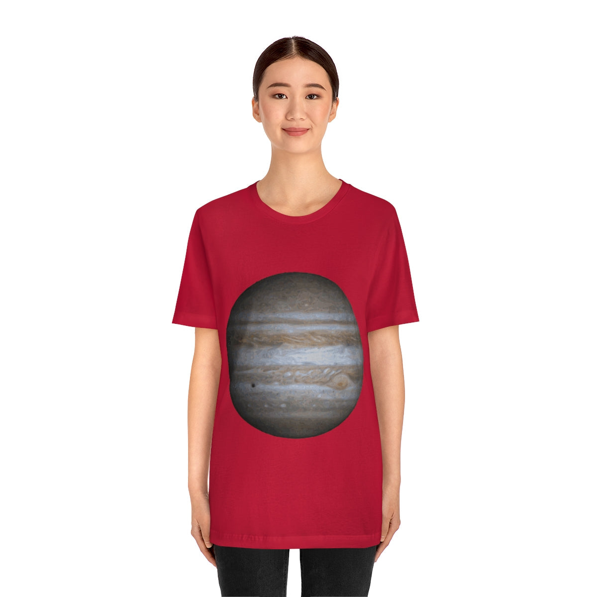 Jupiter Solar System Planet Astronomy Science Space Universe Unisex Jersey Short Sleeve T-Shirt Ichaku [Perfect Gifts Selection]