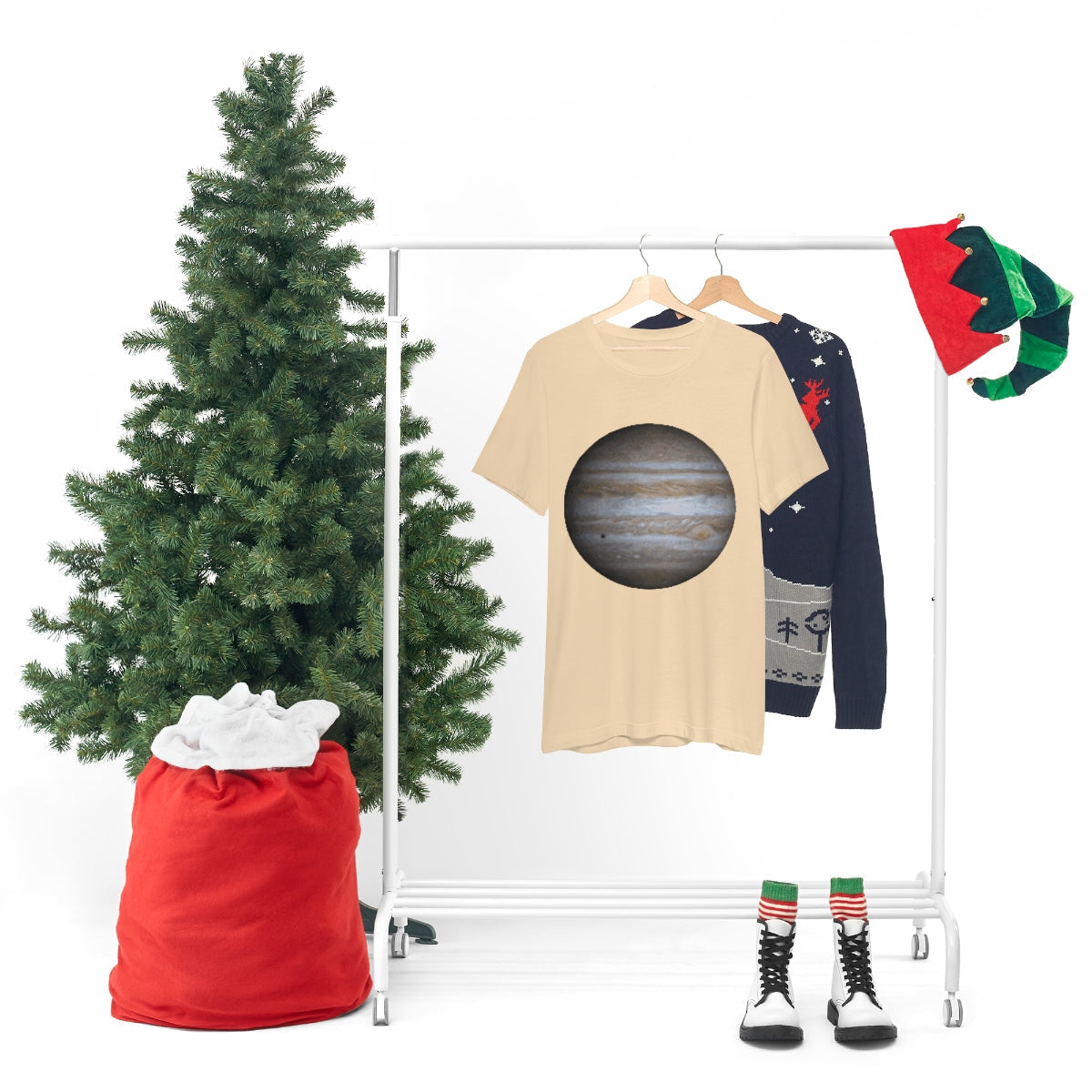 Jupiter Solar System Planet Astronomy Science Space Universe Unisex Jersey Short Sleeve T-Shirt Ichaku [Perfect Gifts Selection]