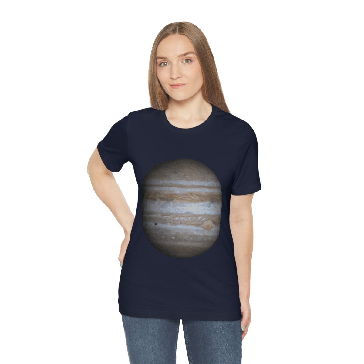 Jupiter Solar System Planet Astronomy Science Space Universe Unisex Jersey Short Sleeve T-Shirt Ichaku [Perfect Gifts Selection]