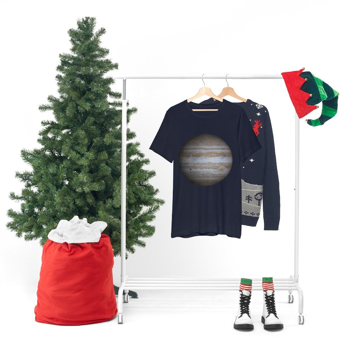 Jupiter Solar System Planet Astronomy Science Space Universe Unisex Jersey Short Sleeve T-Shirt Ichaku [Perfect Gifts Selection]