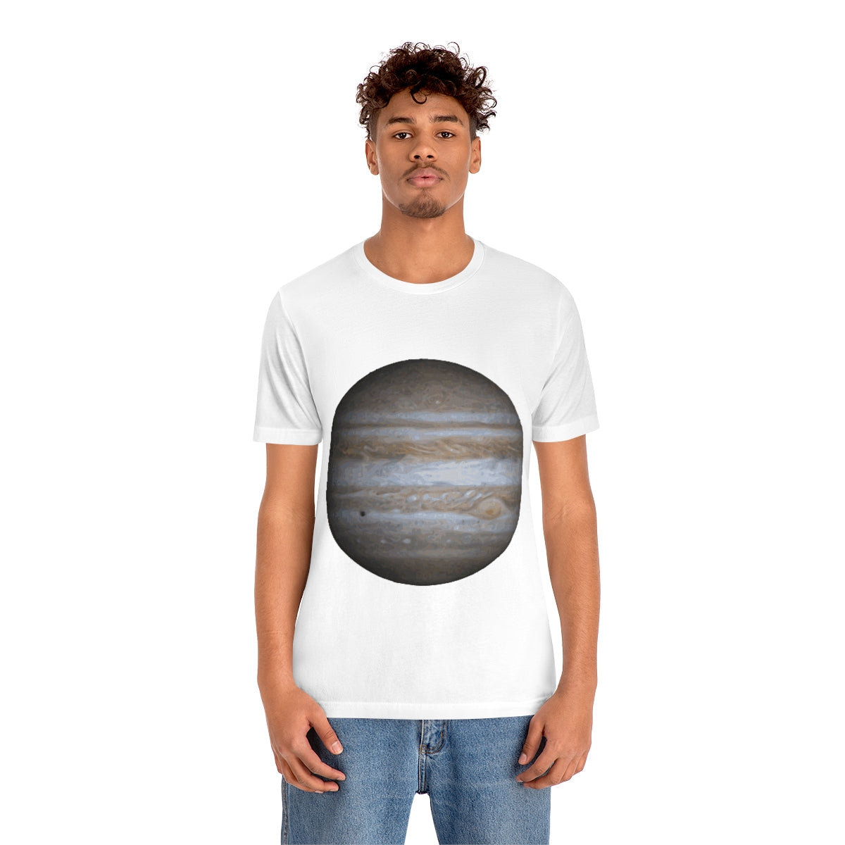 Jupiter Solar System Planet Astronomy Science Space Universe Unisex Jersey Short Sleeve T-Shirt Ichaku [Perfect Gifts Selection]