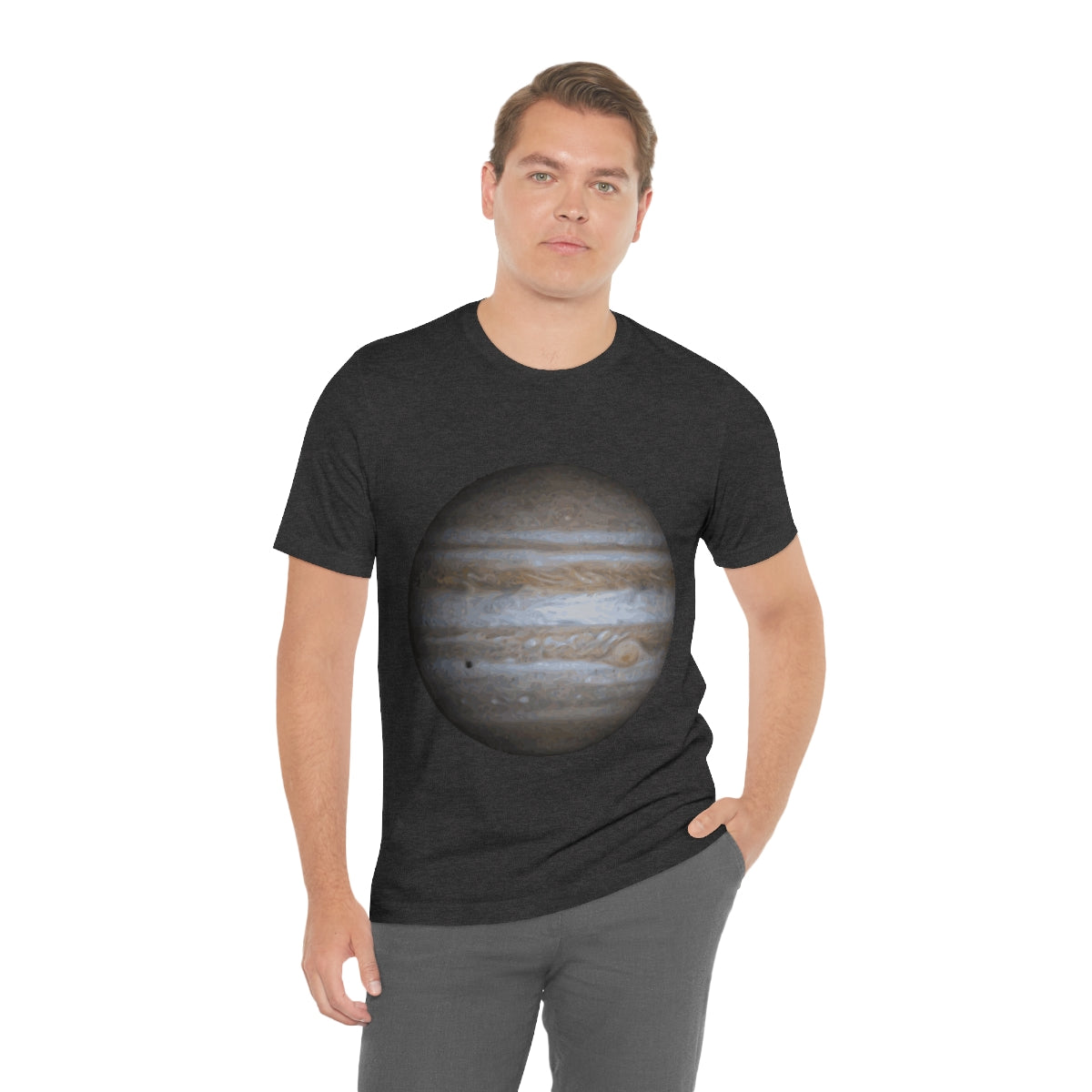 Jupiter Solar System Planet Astronomy Science Space Universe Unisex Jersey Short Sleeve T-Shirt Ichaku [Perfect Gifts Selection]