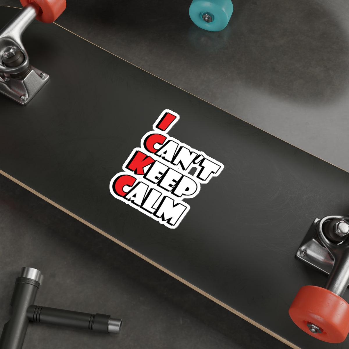 Keep Calm Funny Anti Stress Die-Cut Sticker Ichaku [Perfect Gifts Selection]