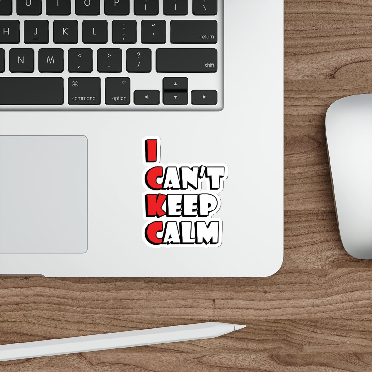 Keep Calm Funny Anti Stress Die-Cut Sticker Ichaku [Perfect Gifts Selection]