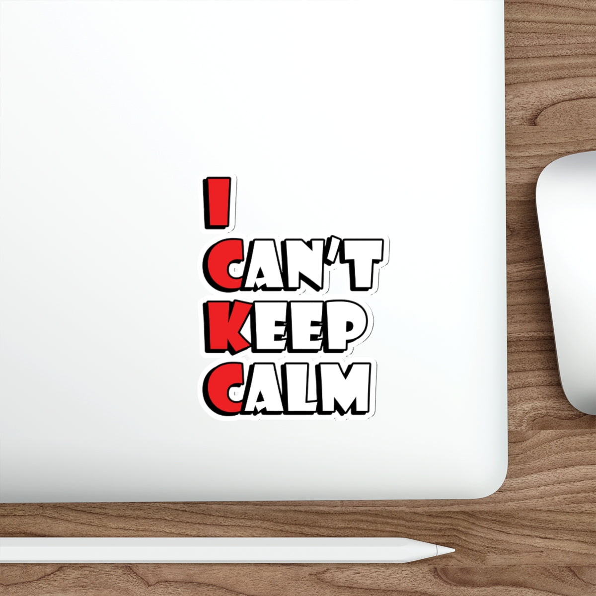 Keep Calm Funny Anti Stress Die-Cut Sticker Ichaku [Perfect Gifts Selection]