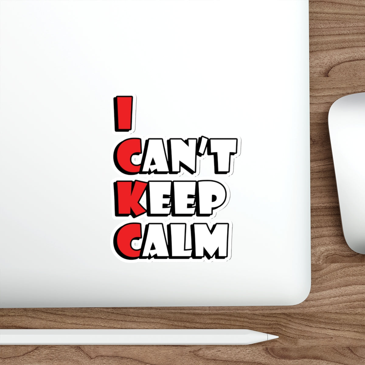 Keep Calm Funny Anti Stress Die-Cut Sticker Ichaku [Perfect Gifts Selection]