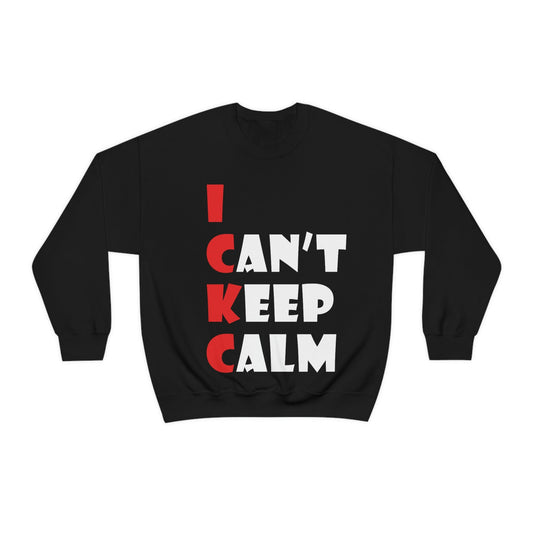 Keep Calm Funny Anti Stress Unisex Heavy Blend™ Crewneck Sweatshirt Ichaku [Perfect Gifts Selection]