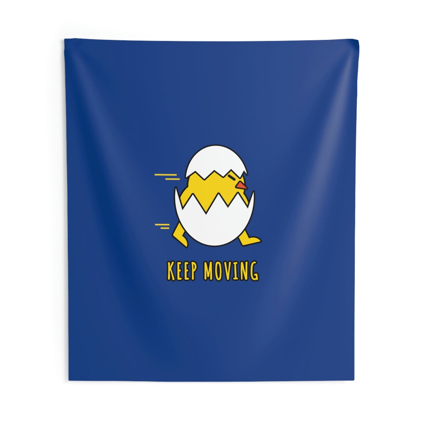 Keep Moving Never Give Up Funny Bird Chiсken Egg Mozaic Indoor Wall Tapestries Ichaku [Perfect Gifts Selection]
