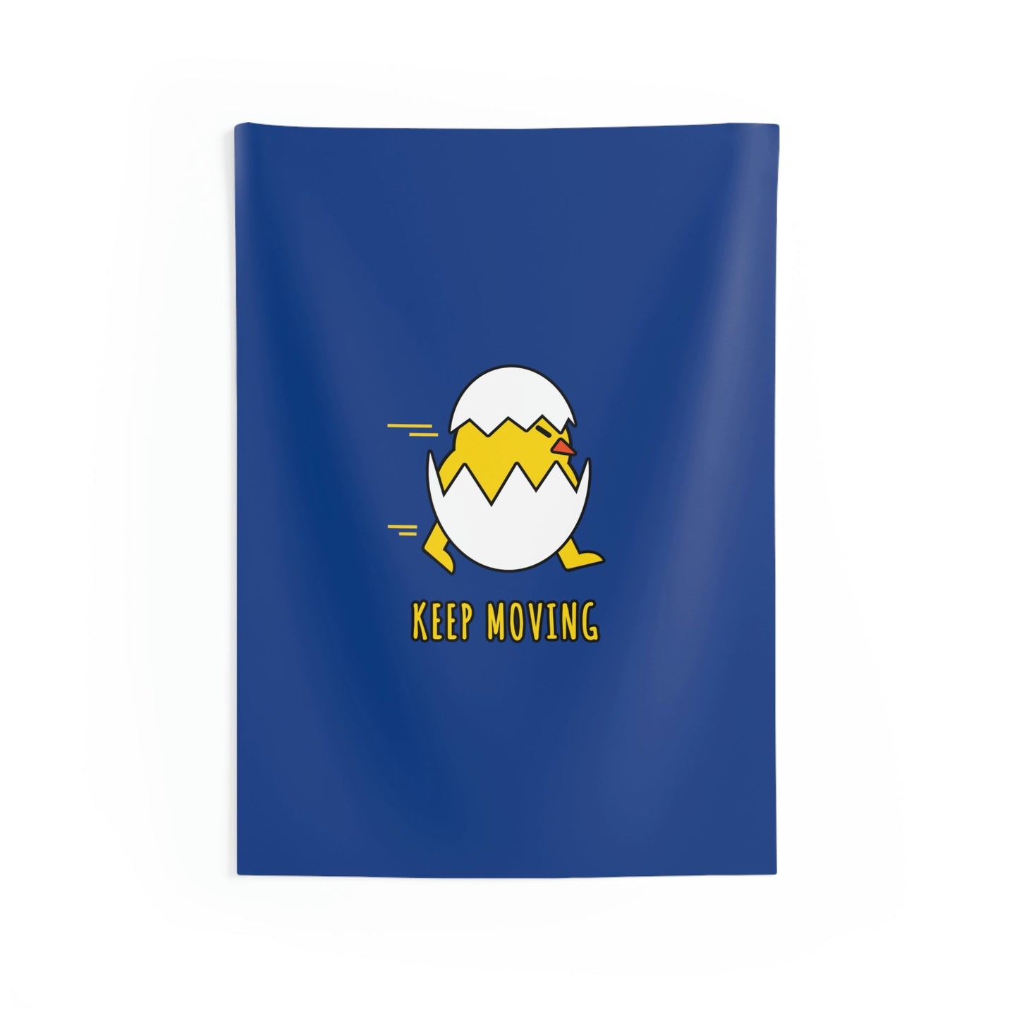 Keep Moving Never Give Up Funny Bird Chiсken Egg Mozaic Indoor Wall Tapestries Ichaku [Perfect Gifts Selection]