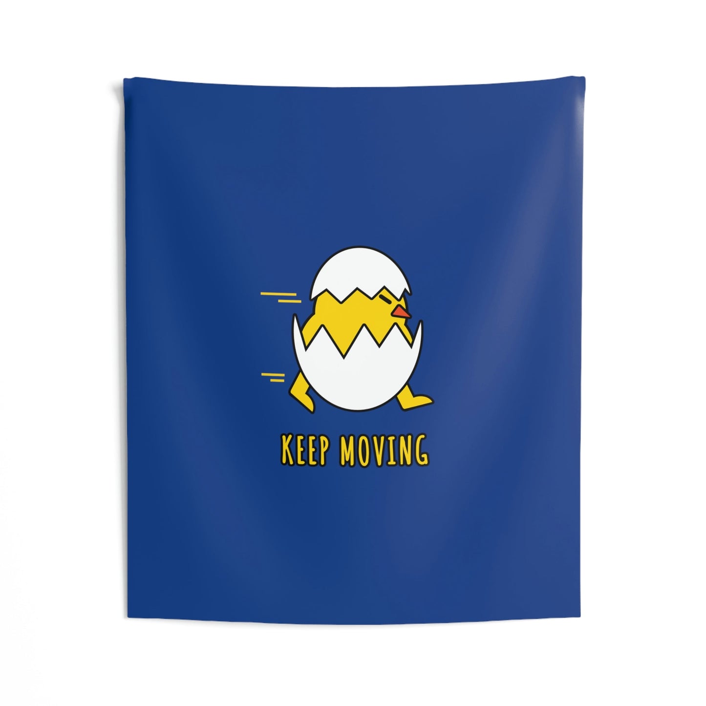 Keep Moving Never Give Up Funny Bird Chiсken Egg Mozaic Indoor Wall Tapestries Ichaku [Perfect Gifts Selection]