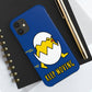 Keep Moving Never Give Up Funny Bird Chiсken Egg Mozaic Tough Phone Cases Case-Mate Ichaku [Perfect Gifts Selection]