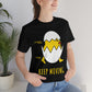 Keep Moving Never Give Up Funny Bird Chiсken Egg Mozaic Unisex Jersey Short Sleeve T-Shirt Ichaku [Perfect Gifts Selection]