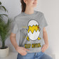 Keep Moving Never Give Up Funny Bird Chiсken Egg Mozaic Unisex Jersey Short Sleeve T-Shirt Ichaku [Perfect Gifts Selection]