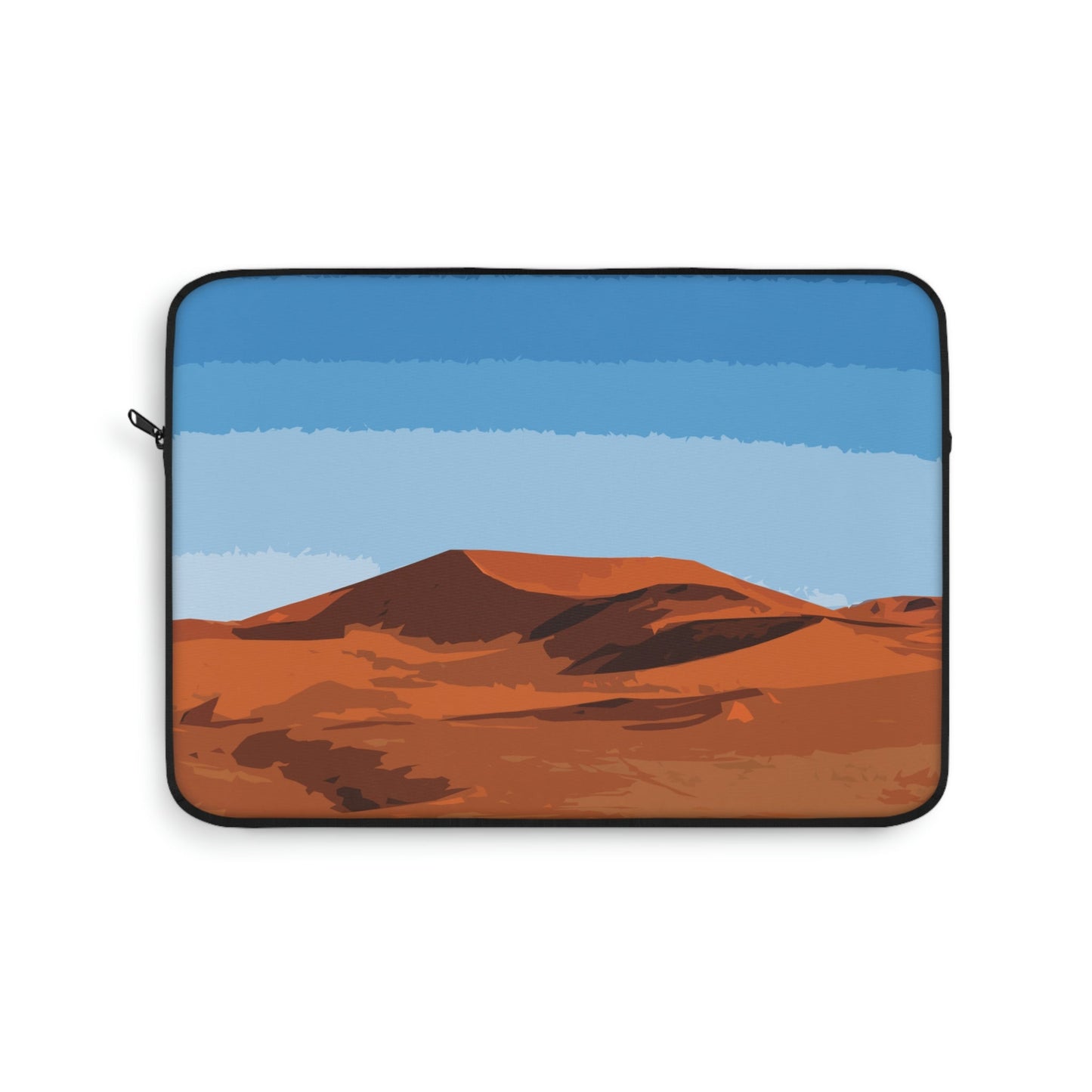 Landscape Desert Orange Sand Abstract Nature Modern Art Aesthetics Laptop Sleeve Ichaku [Perfect Gifts Selection]