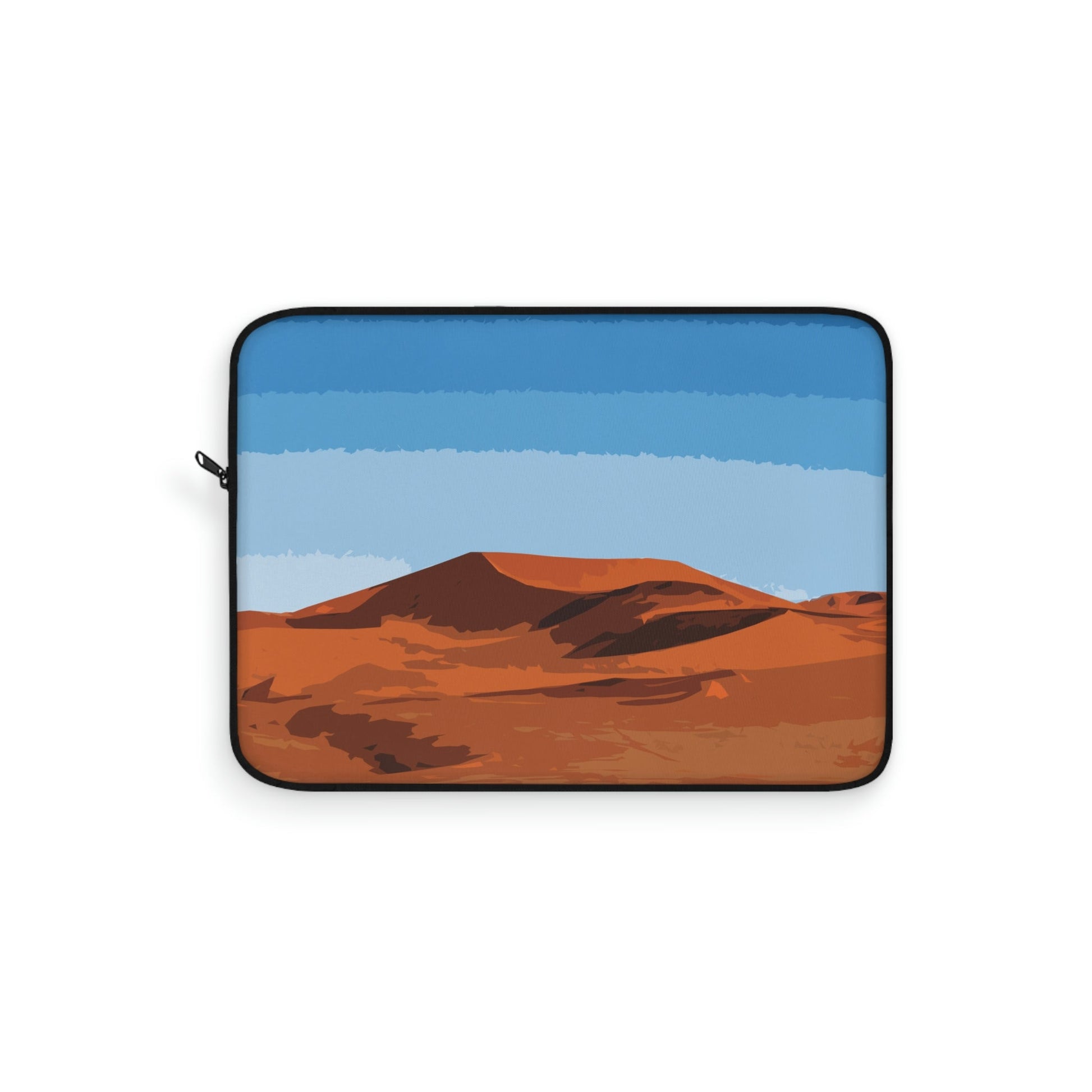 Landscape Desert Orange Sand Abstract Nature Modern Art Aesthetics Laptop Sleeve Ichaku [Perfect Gifts Selection]