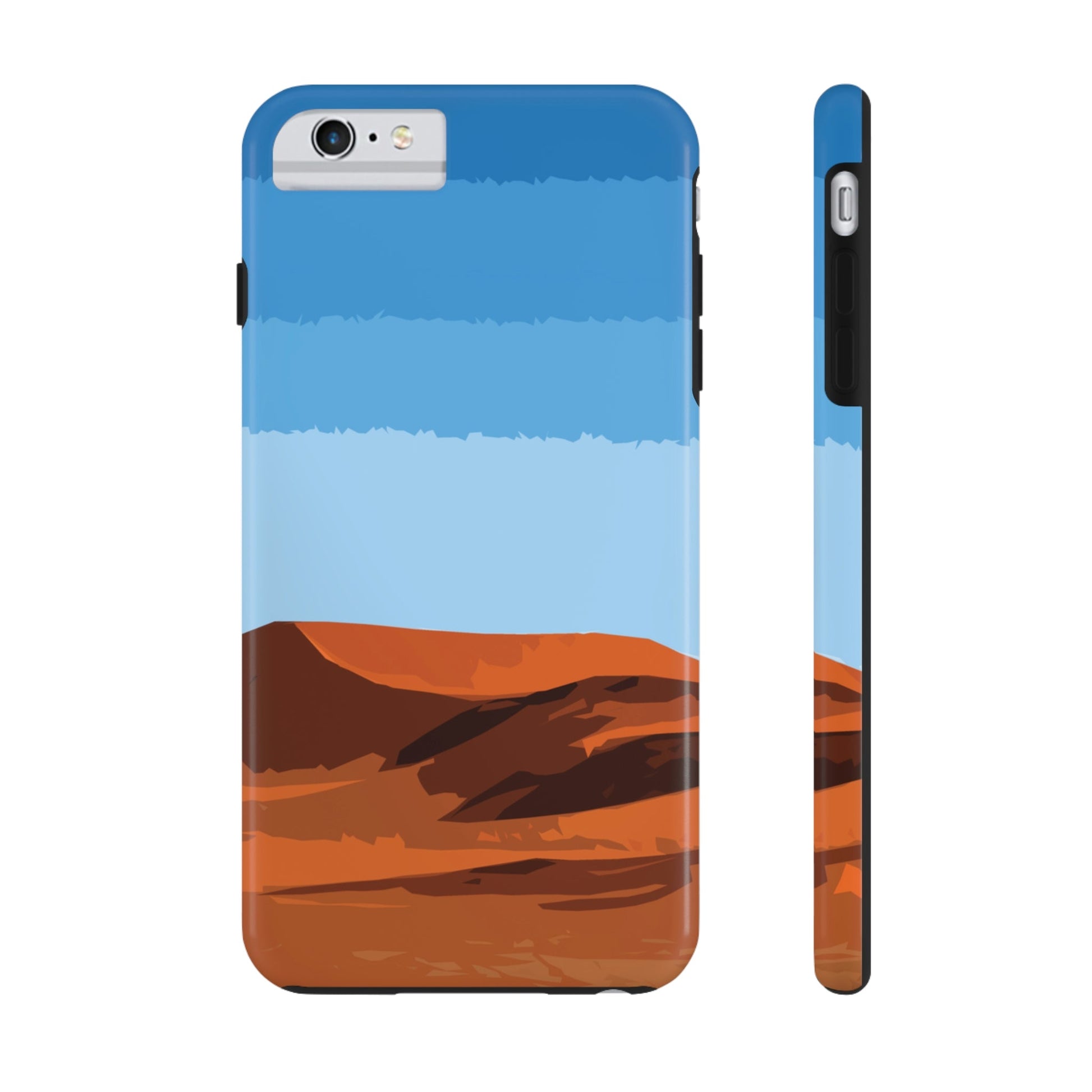 Landscape Desert Orange Sand Abstract Nature Modern Art Aesthetics Tough Phone Cases Case-Mate Ichaku [Perfect Gifts Selection]