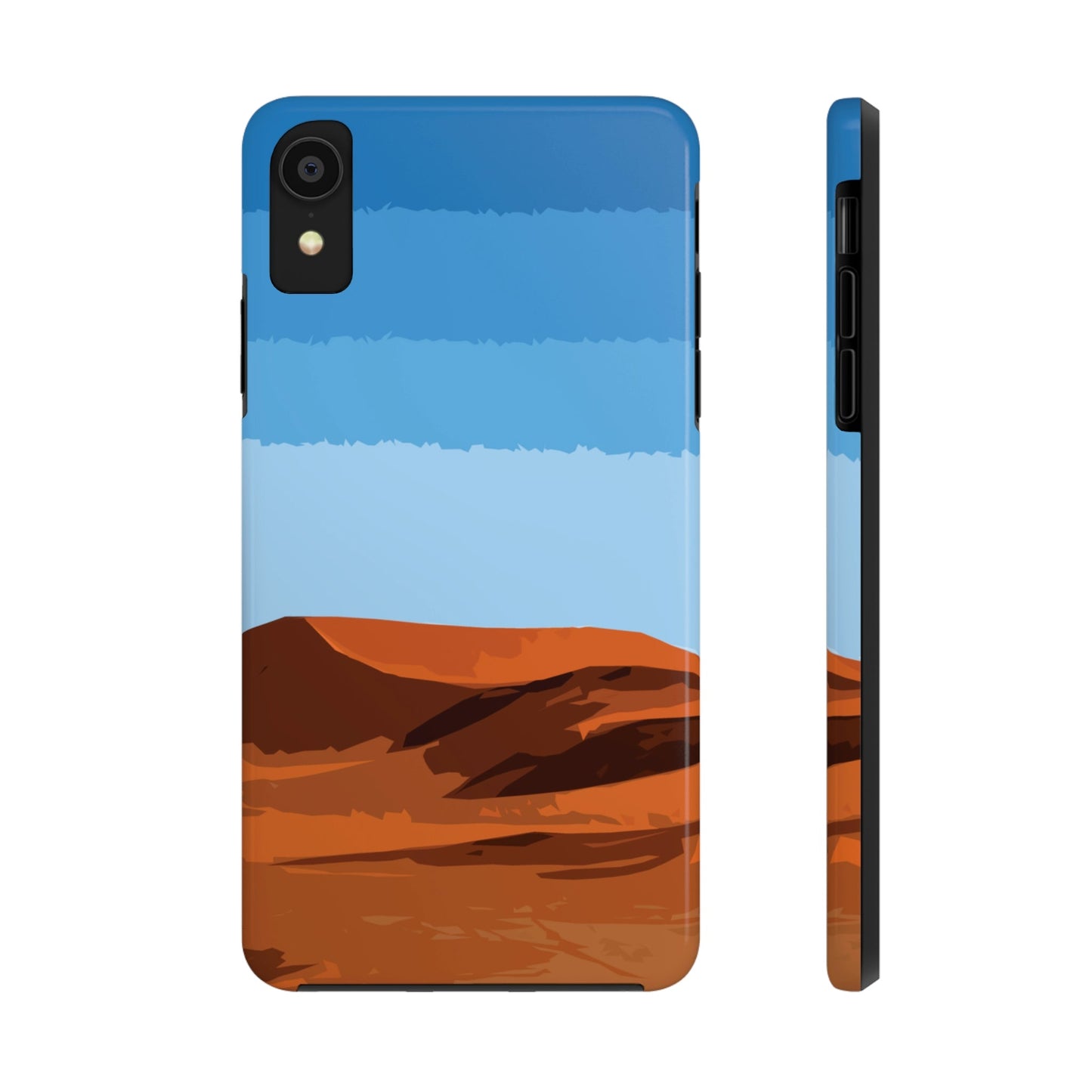 Landscape Desert Orange Sand Abstract Nature Modern Art Aesthetics Tough Phone Cases Case-Mate Ichaku [Perfect Gifts Selection]