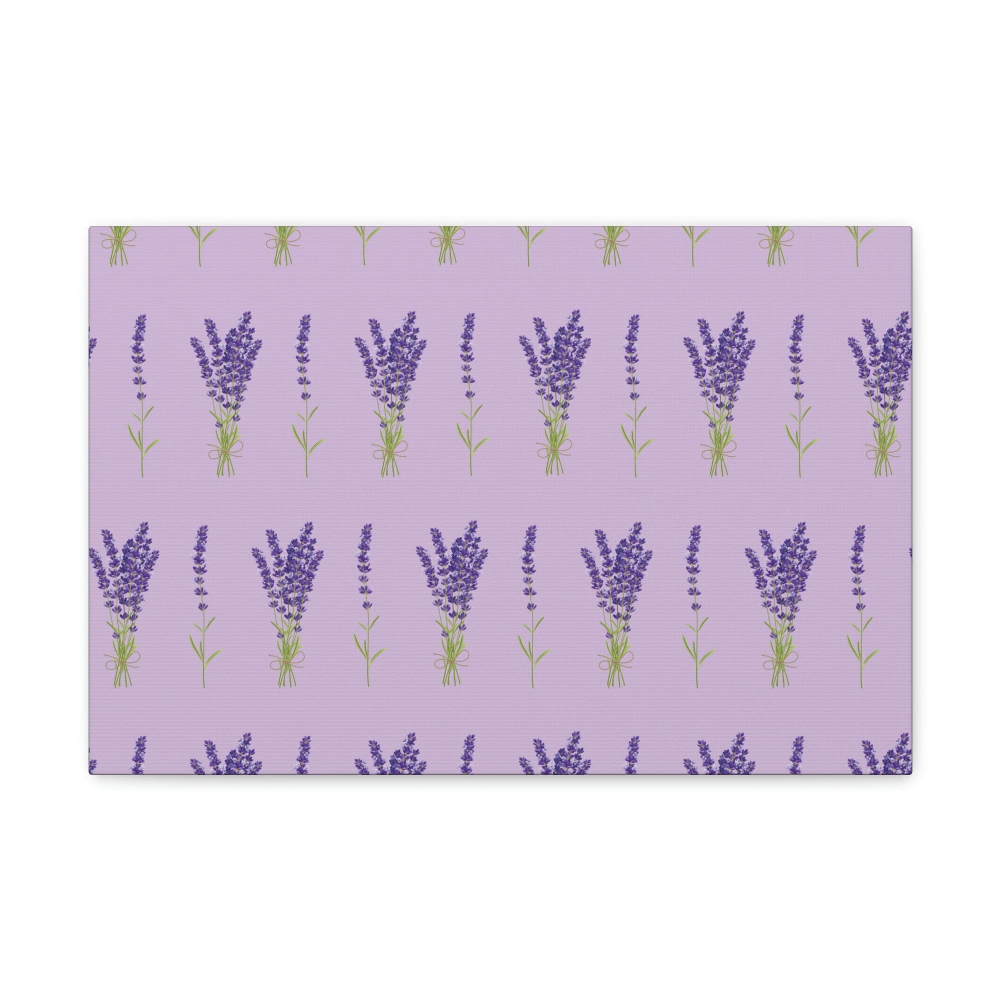 Lavender Aesthetic Pastel Purple Flowers Provence France Minimalist Art Canvas Gallery Wraps Ichaku [Perfect Gifts Selection]