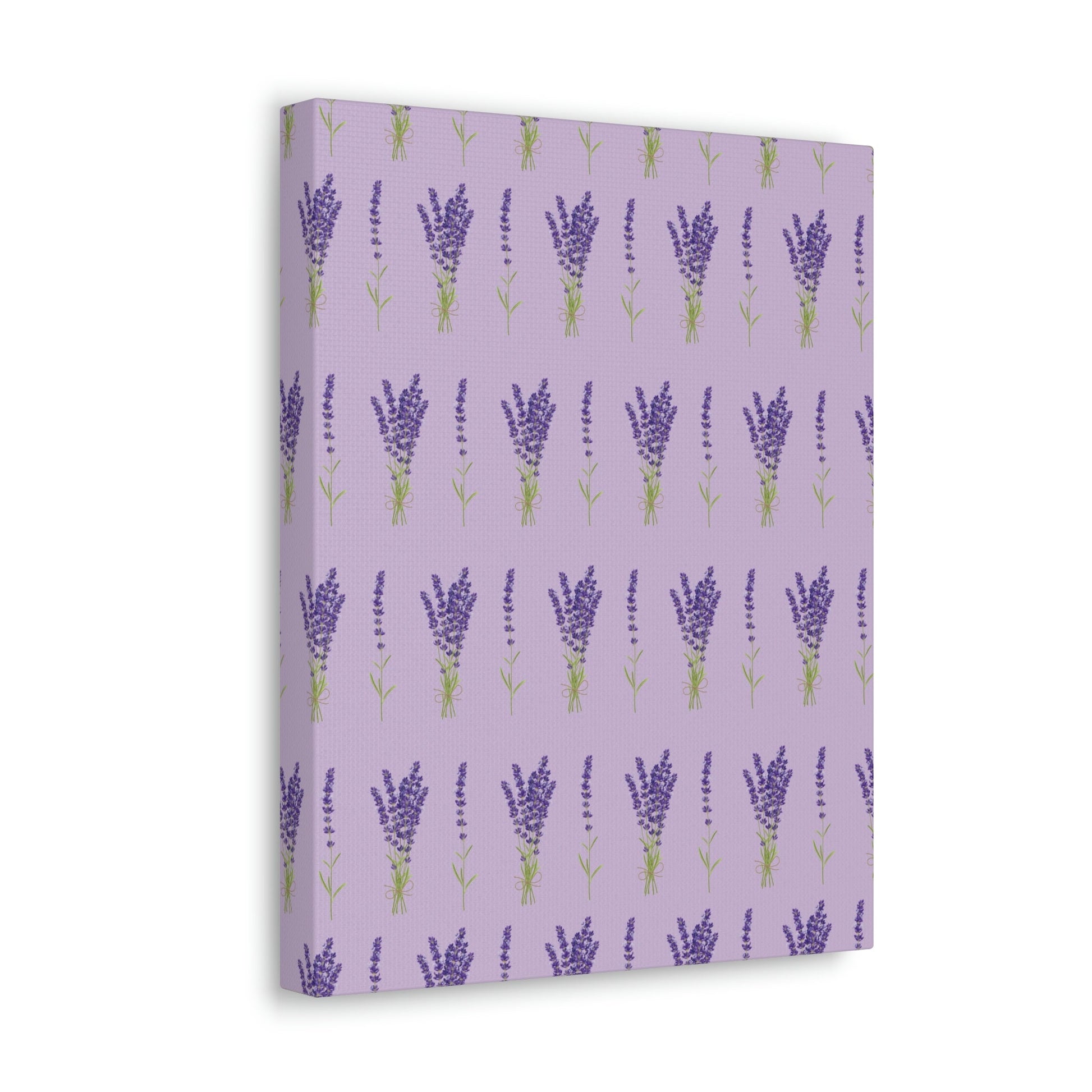 Lavender Aesthetic Pastel Purple Flowers Provence France Minimalist Art Canvas Gallery Wraps Ichaku [Perfect Gifts Selection]