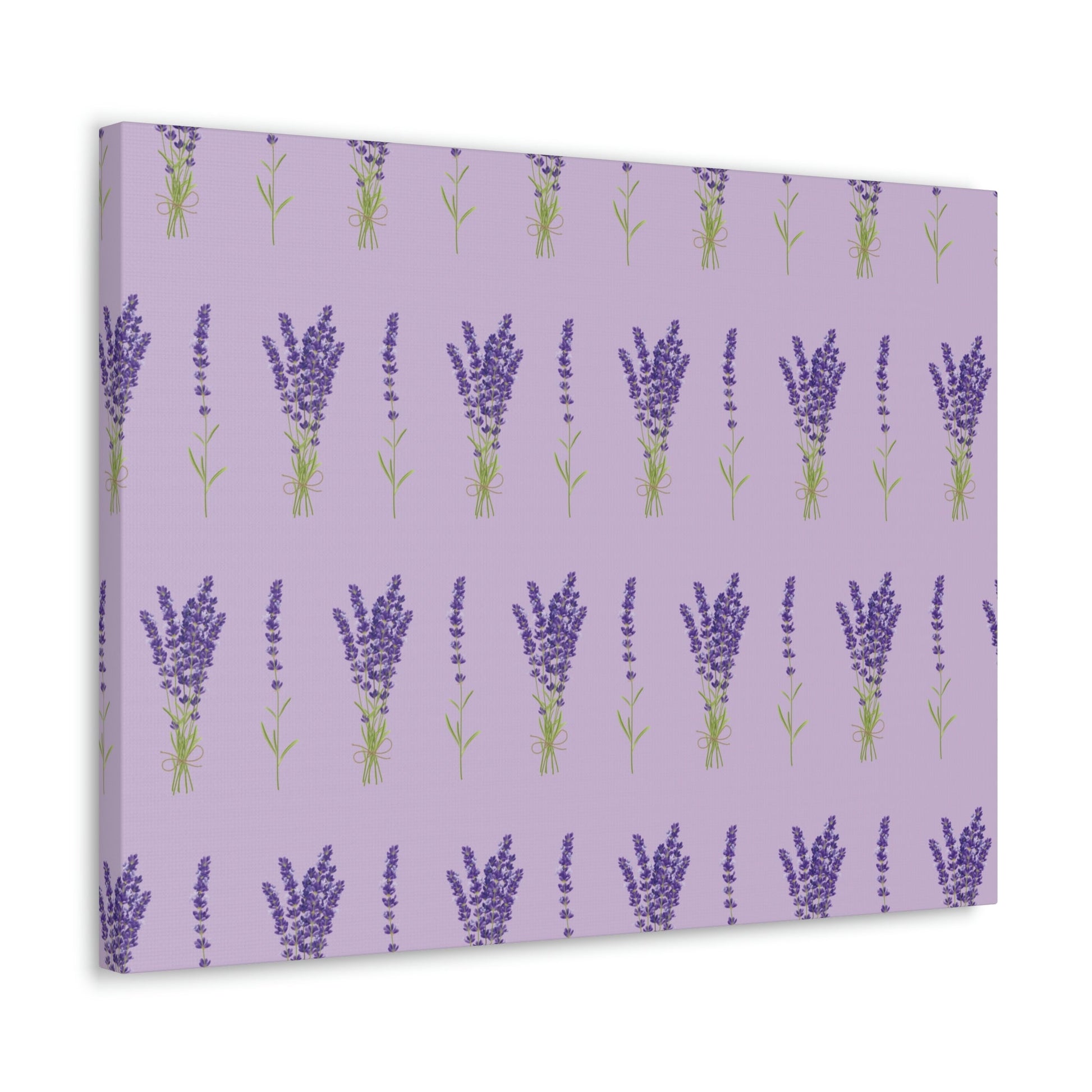 Lavender Aesthetic Pastel Purple Flowers Provence France Minimalist Art Canvas Gallery Wraps Ichaku [Perfect Gifts Selection]