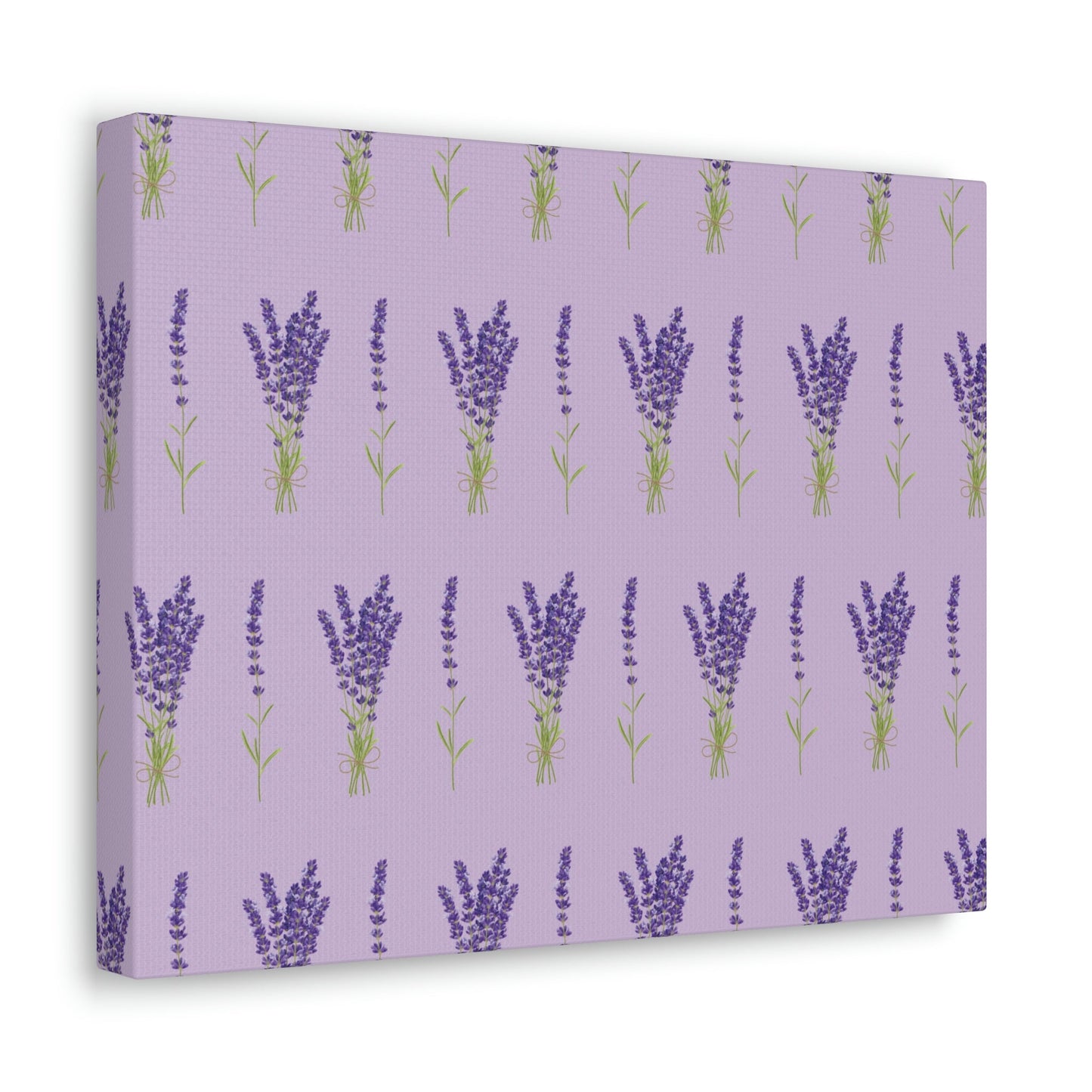 Lavender Aesthetic Pastel Purple Flowers Provence France Minimalist Art Canvas Gallery Wraps Ichaku [Perfect Gifts Selection]