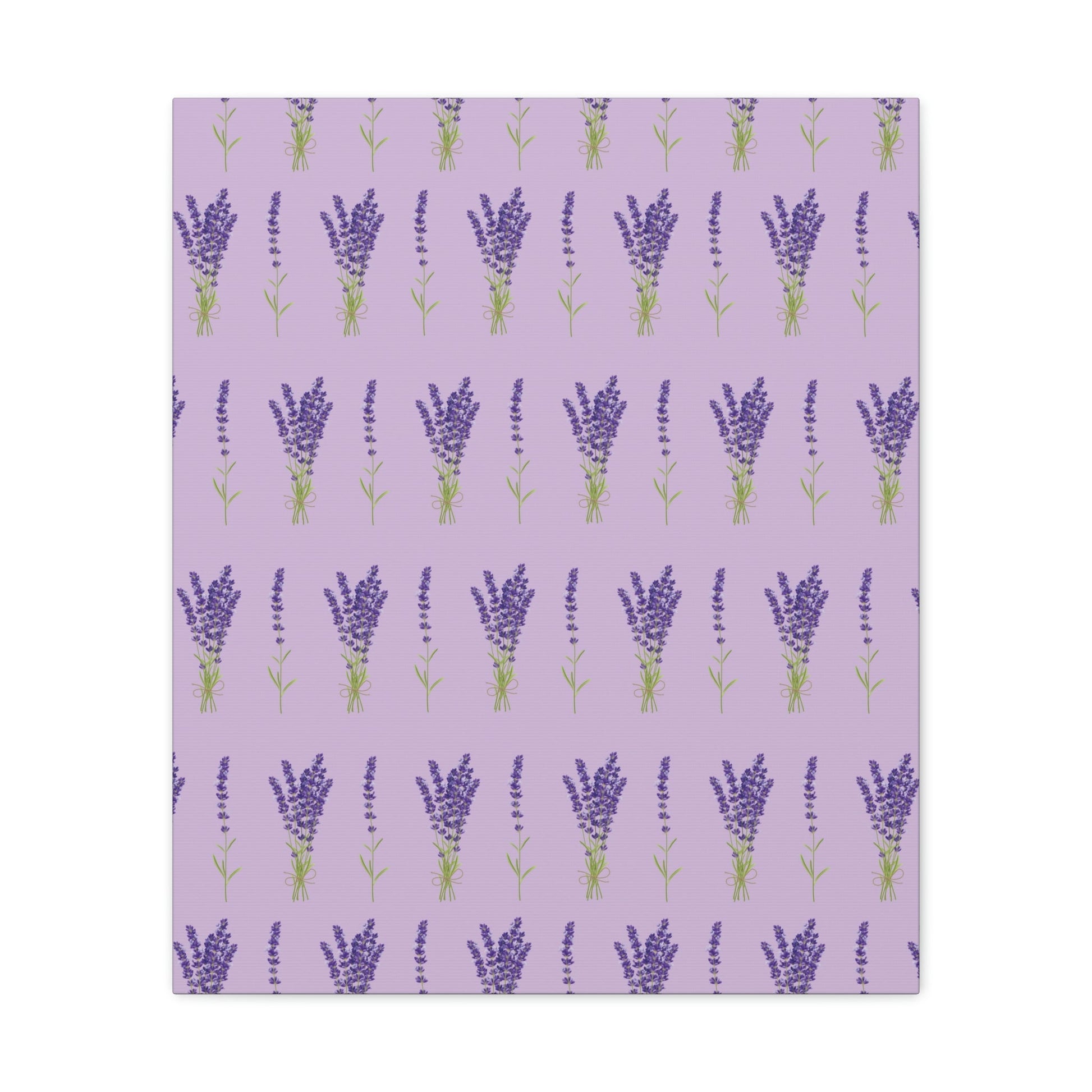 Lavender Aesthetic Pastel Purple Flowers Provence France Minimalist Art Canvas Gallery Wraps Ichaku [Perfect Gifts Selection]