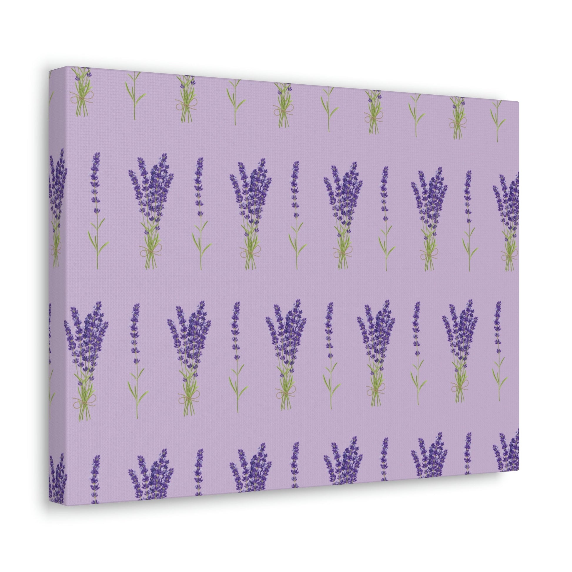 Lavender Aesthetic Pastel Purple Flowers Provence France Minimalist Art Canvas Gallery Wraps Ichaku [Perfect Gifts Selection]