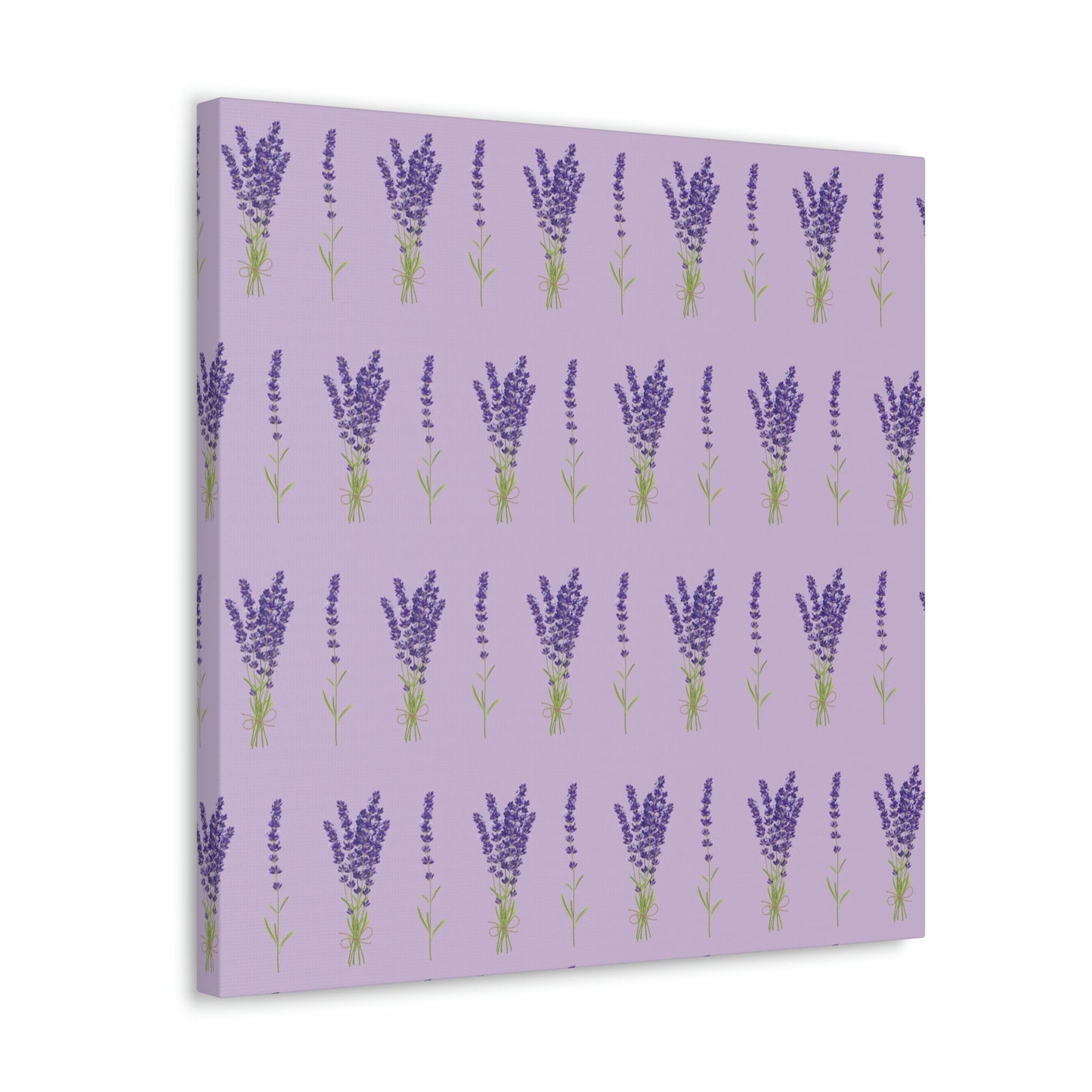 Lavender Aesthetic Pastel Purple Flowers Provence France Minimalist Art Canvas Gallery Wraps Ichaku [Perfect Gifts Selection]