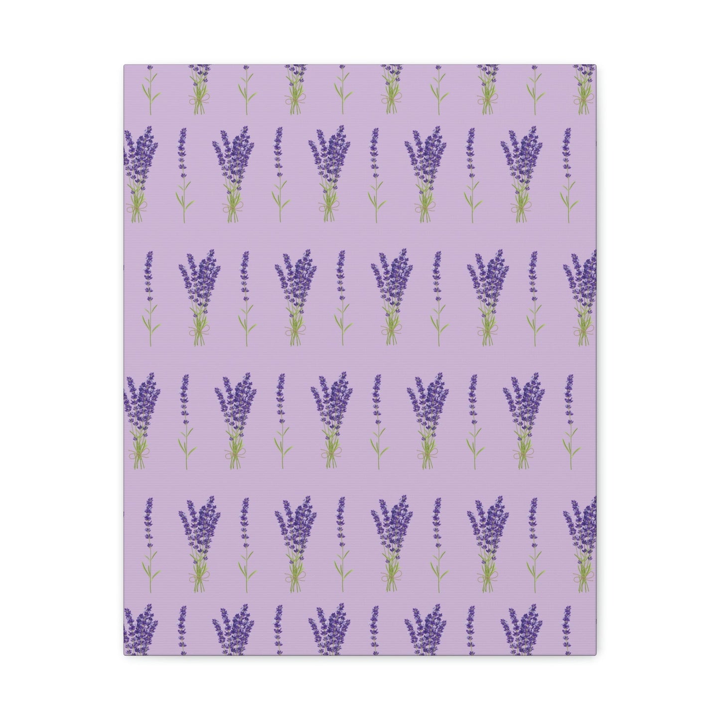 Lavender Aesthetic Pastel Purple Flowers Provence France Minimalist Art Canvas Gallery Wraps Ichaku [Perfect Gifts Selection]