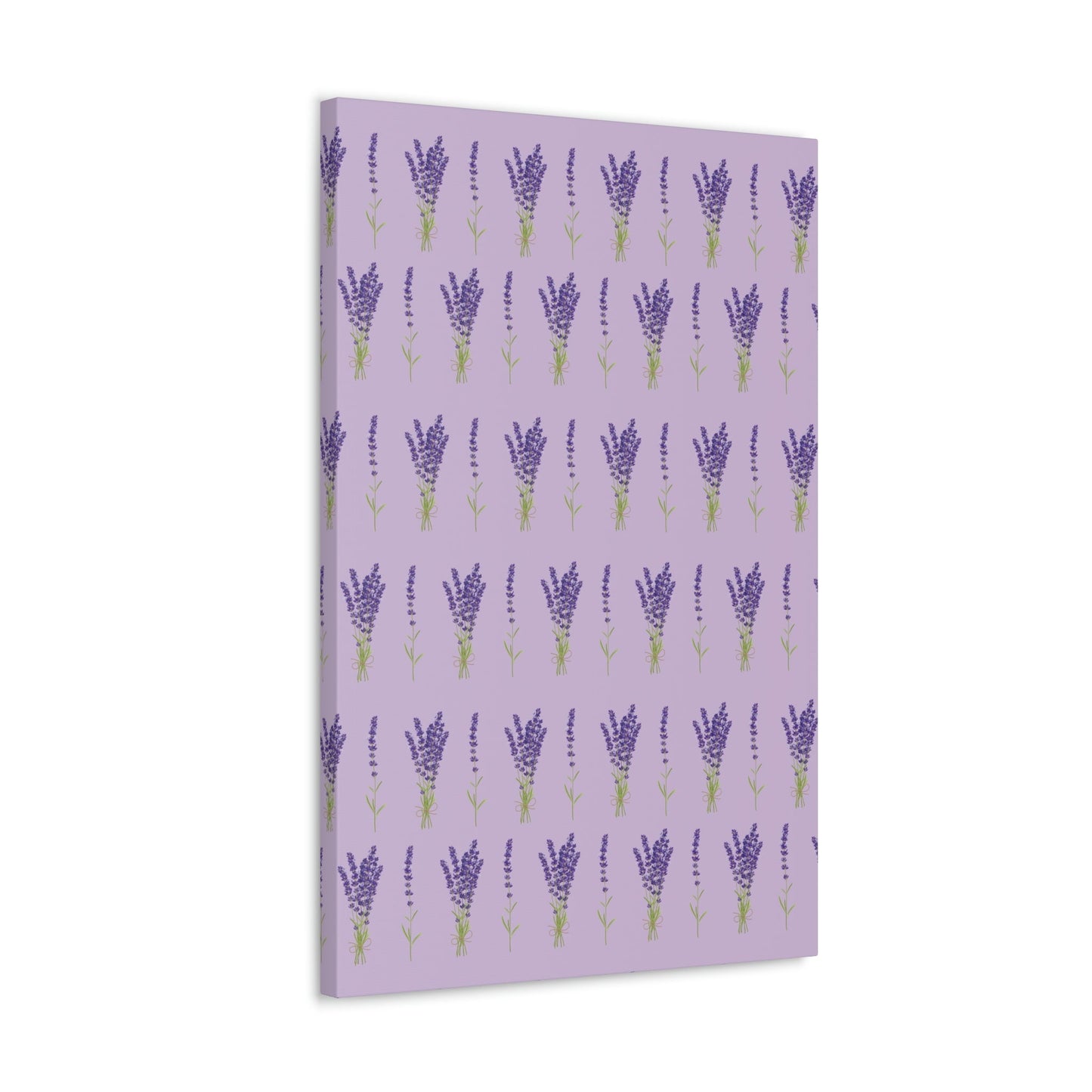 Lavender Aesthetic Pastel Purple Flowers Provence France Minimalist Art Canvas Gallery Wraps Ichaku [Perfect Gifts Selection]