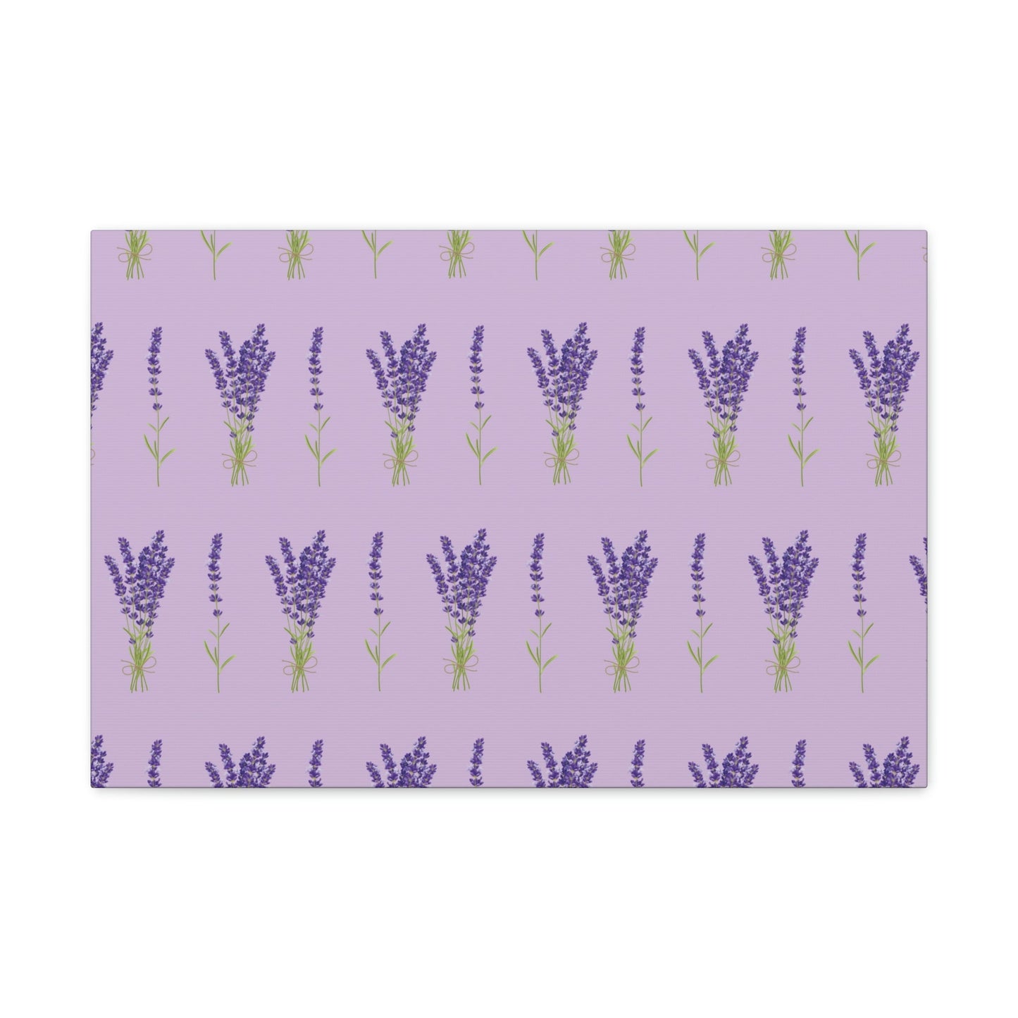 Lavender Aesthetic Pastel Purple Flowers Provence France Minimalist Art Canvas Gallery Wraps Ichaku [Perfect Gifts Selection]