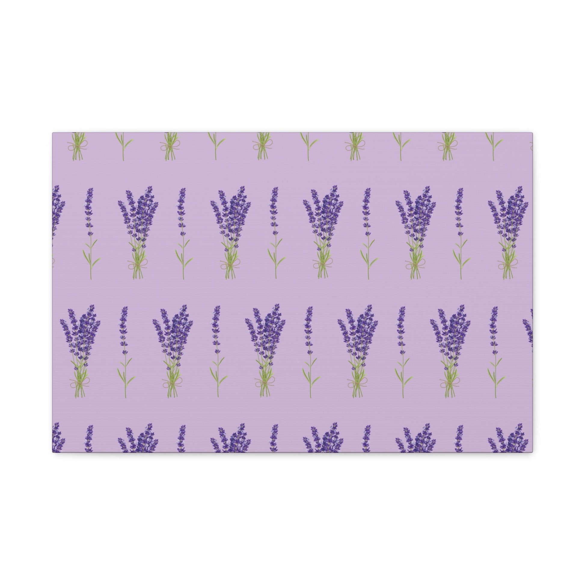 Lavender Aesthetic Pastel Purple Flowers Provence France Minimalist Art Canvas Gallery Wraps Ichaku [Perfect Gifts Selection]