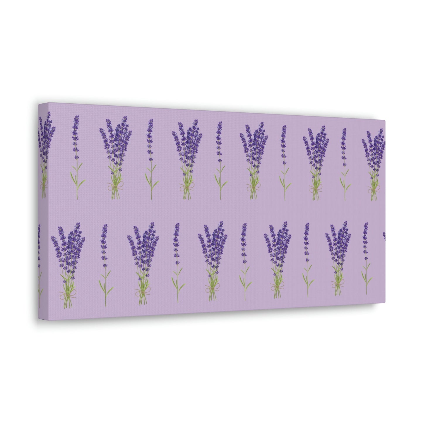 Lavender Aesthetic Pastel Purple Flowers Provence France Minimalist Art Canvas Gallery Wraps Ichaku [Perfect Gifts Selection]