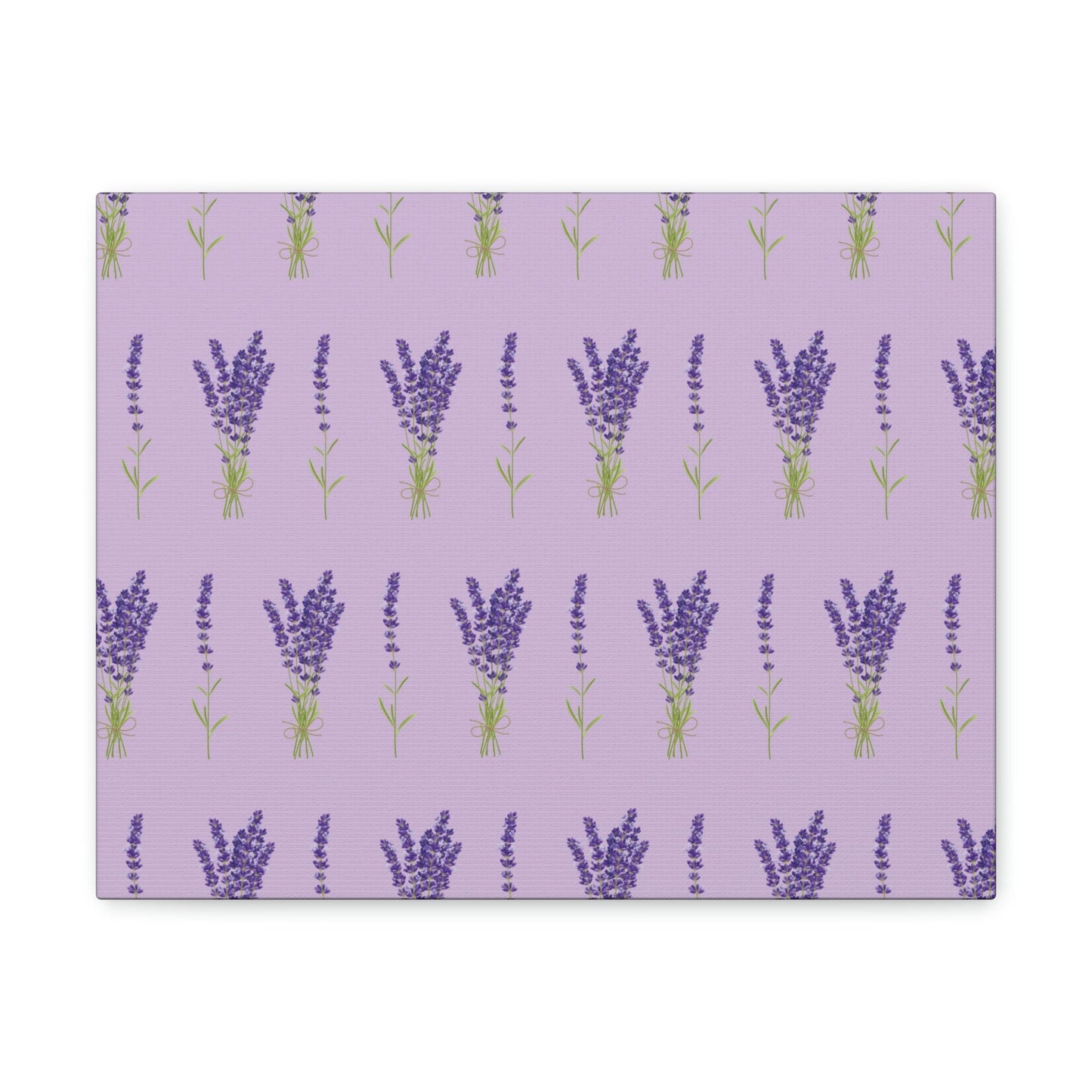 Lavender Aesthetic Pastel Purple Flowers Provence France Minimalist Art Canvas Gallery Wraps Ichaku [Perfect Gifts Selection]