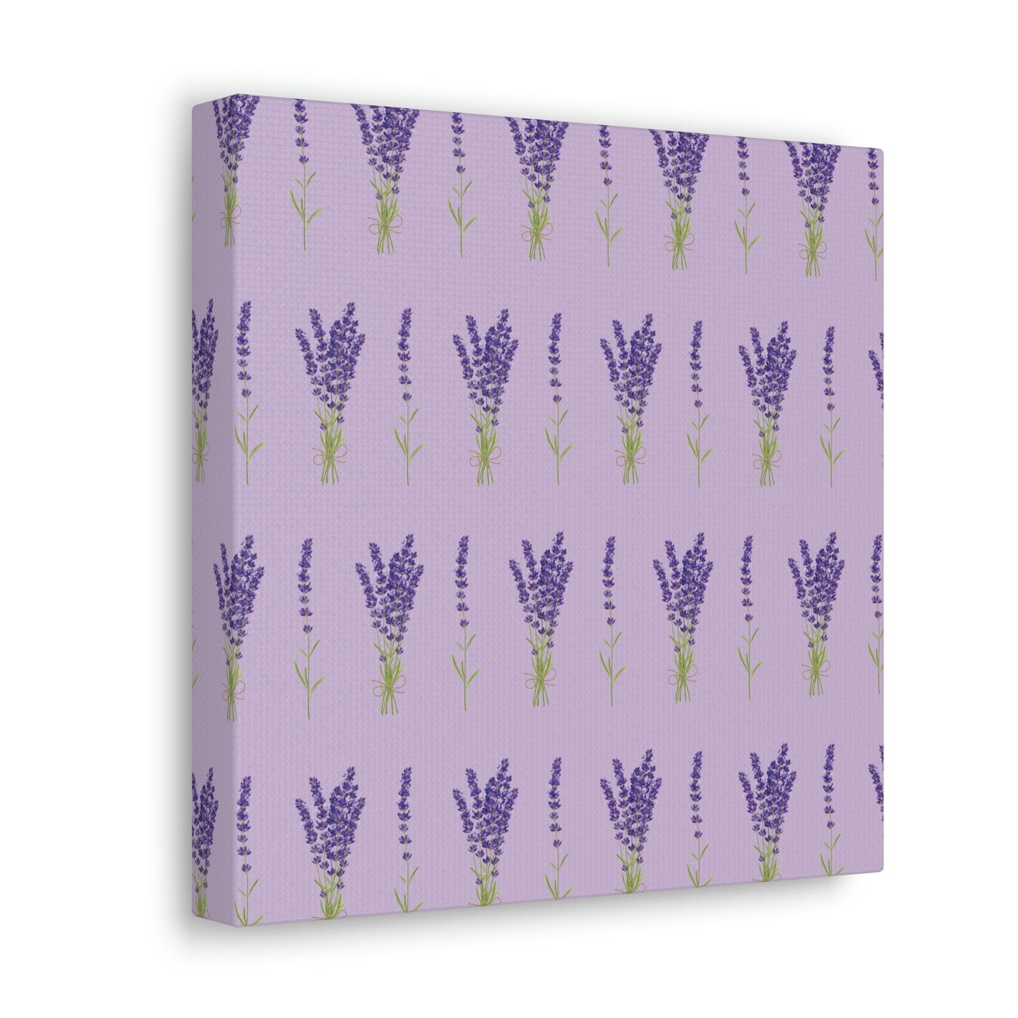 Lavender Aesthetic Pastel Purple Flowers Provence France Minimalist Art Canvas Gallery Wraps Ichaku [Perfect Gifts Selection]