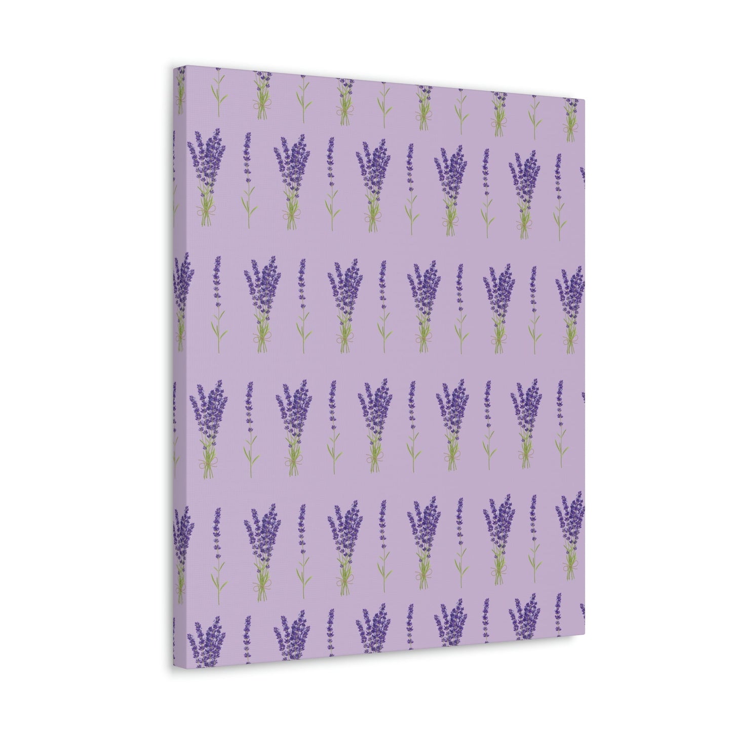 Lavender Aesthetic Pastel Purple Flowers Provence France Minimalist Art Canvas Gallery Wraps Ichaku [Perfect Gifts Selection]