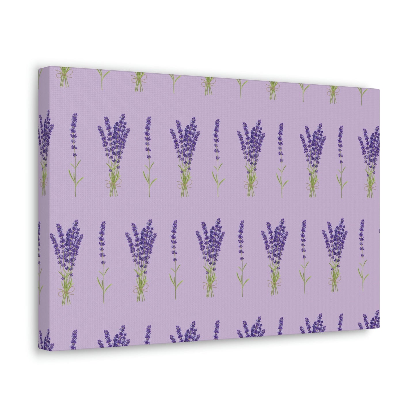 Lavender Aesthetic Pastel Purple Flowers Provence France Minimalist Art Canvas Gallery Wraps Ichaku [Perfect Gifts Selection]