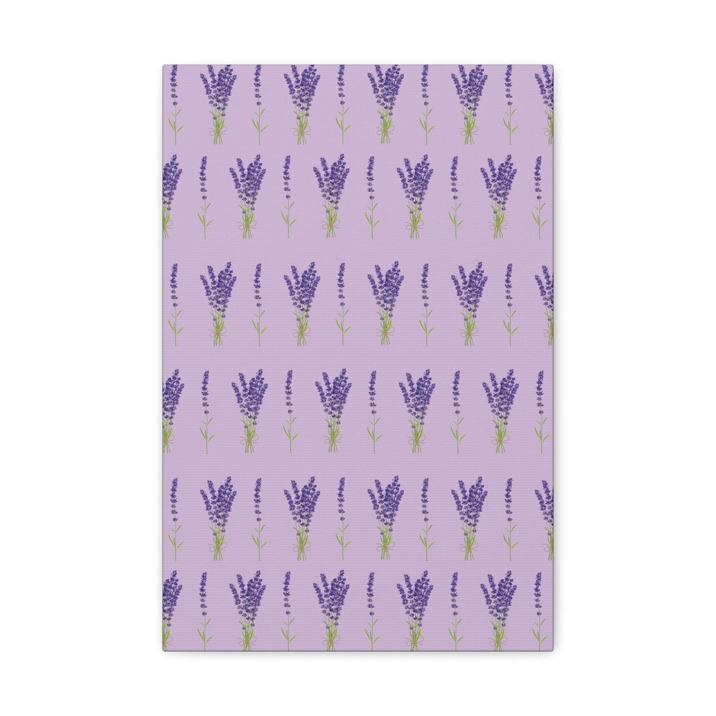 Lavender Aesthetic Pastel Purple Flowers Provence France Minimalist Art Canvas Gallery Wraps Ichaku [Perfect Gifts Selection]