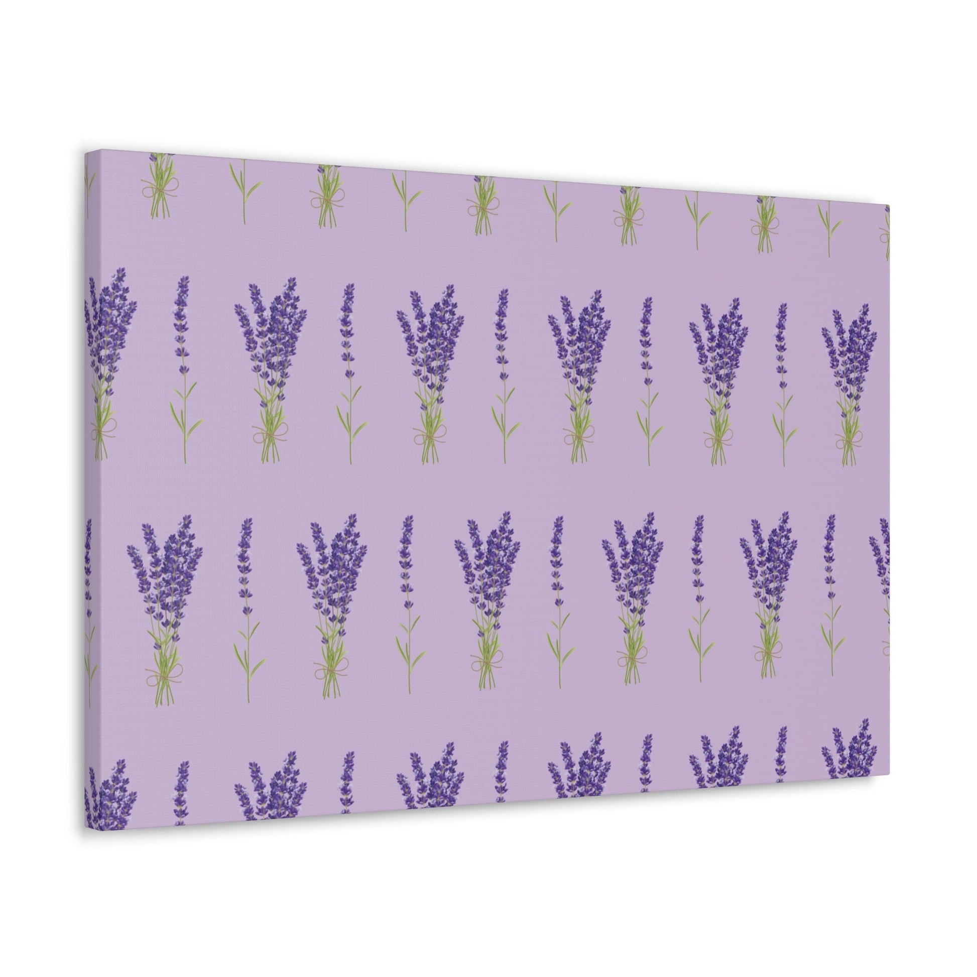 Lavender Aesthetic Pastel Purple Flowers Provence France Minimalist Art Canvas Gallery Wraps Ichaku [Perfect Gifts Selection]