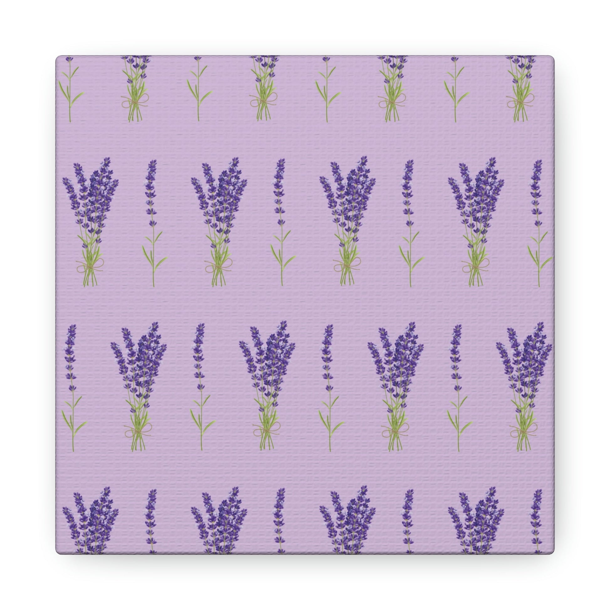 Lavender Aesthetic Pastel Purple Flowers Provence France Minimalist Art Canvas Gallery Wraps Ichaku [Perfect Gifts Selection]