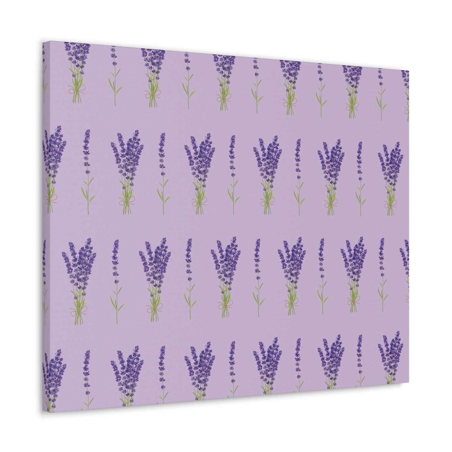 Lavender Aesthetic Pastel Purple Flowers Provence France Minimalist Art Canvas Gallery Wraps Ichaku [Perfect Gifts Selection]