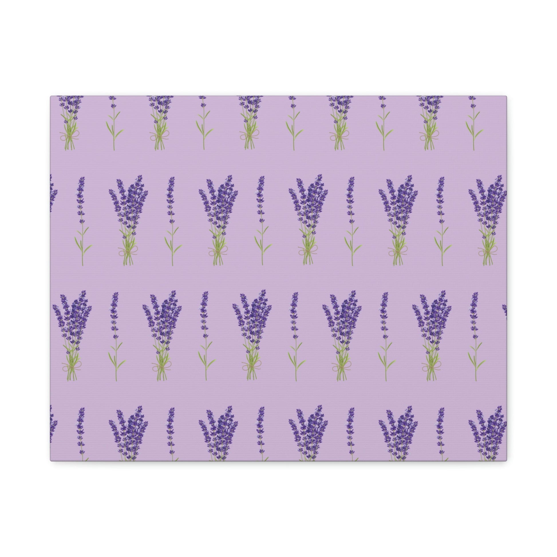 Lavender Aesthetic Pastel Purple Flowers Provence France Minimalist Art Canvas Gallery Wraps Ichaku [Perfect Gifts Selection]