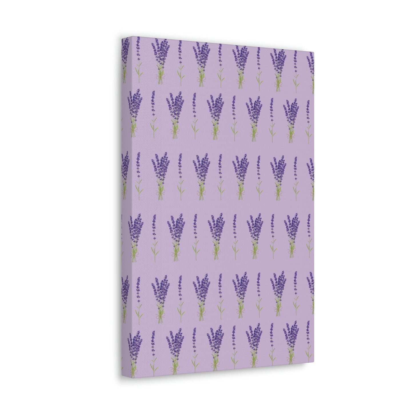 Lavender Aesthetic Pastel Purple Flowers Provence France Minimalist Art Canvas Gallery Wraps Ichaku [Perfect Gifts Selection]