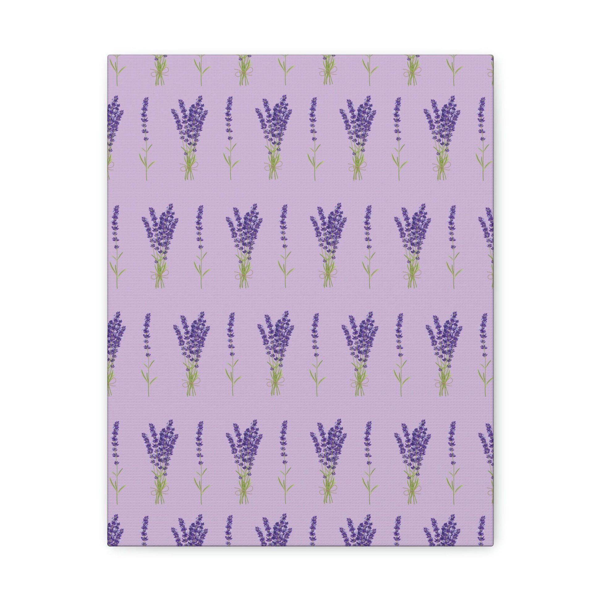 Lavender Aesthetic Pastel Purple Flowers Provence France Minimalist Art Canvas Gallery Wraps Ichaku [Perfect Gifts Selection]