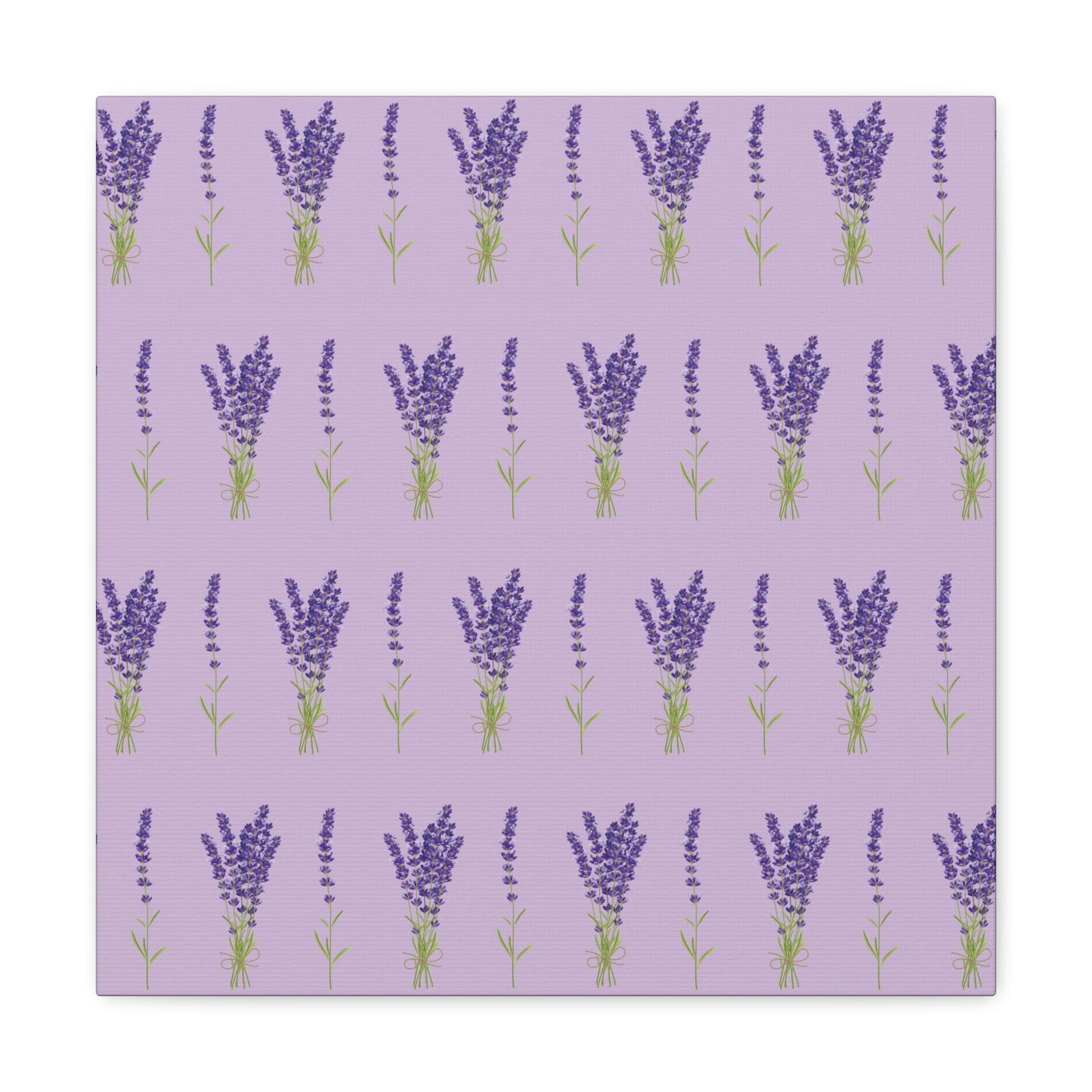 Lavender Aesthetic Pastel Purple Flowers Provence France Minimalist Art Canvas Gallery Wraps Ichaku [Perfect Gifts Selection]