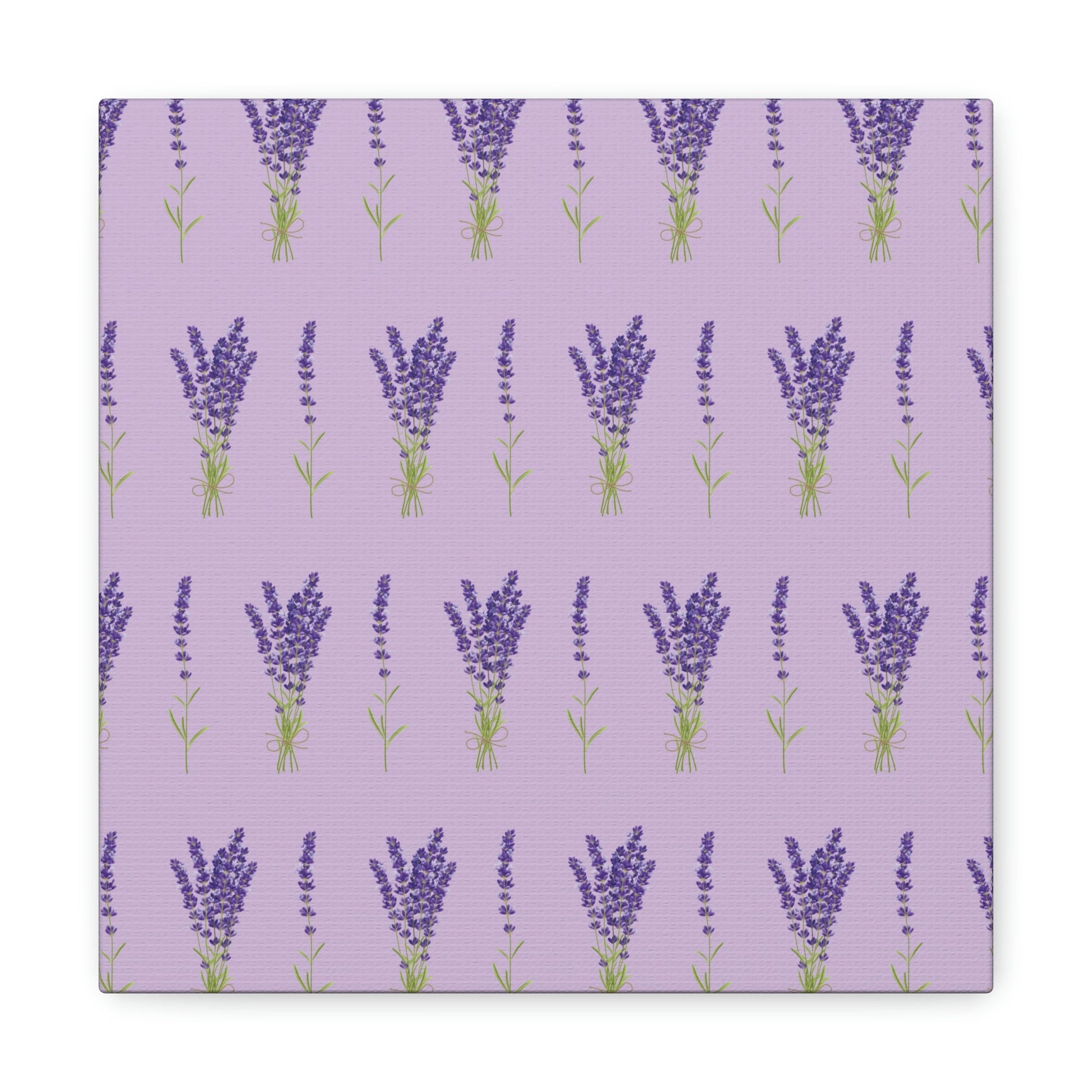 Lavender Aesthetic Pastel Purple Flowers Provence France Minimalist Art Canvas Gallery Wraps Ichaku [Perfect Gifts Selection]