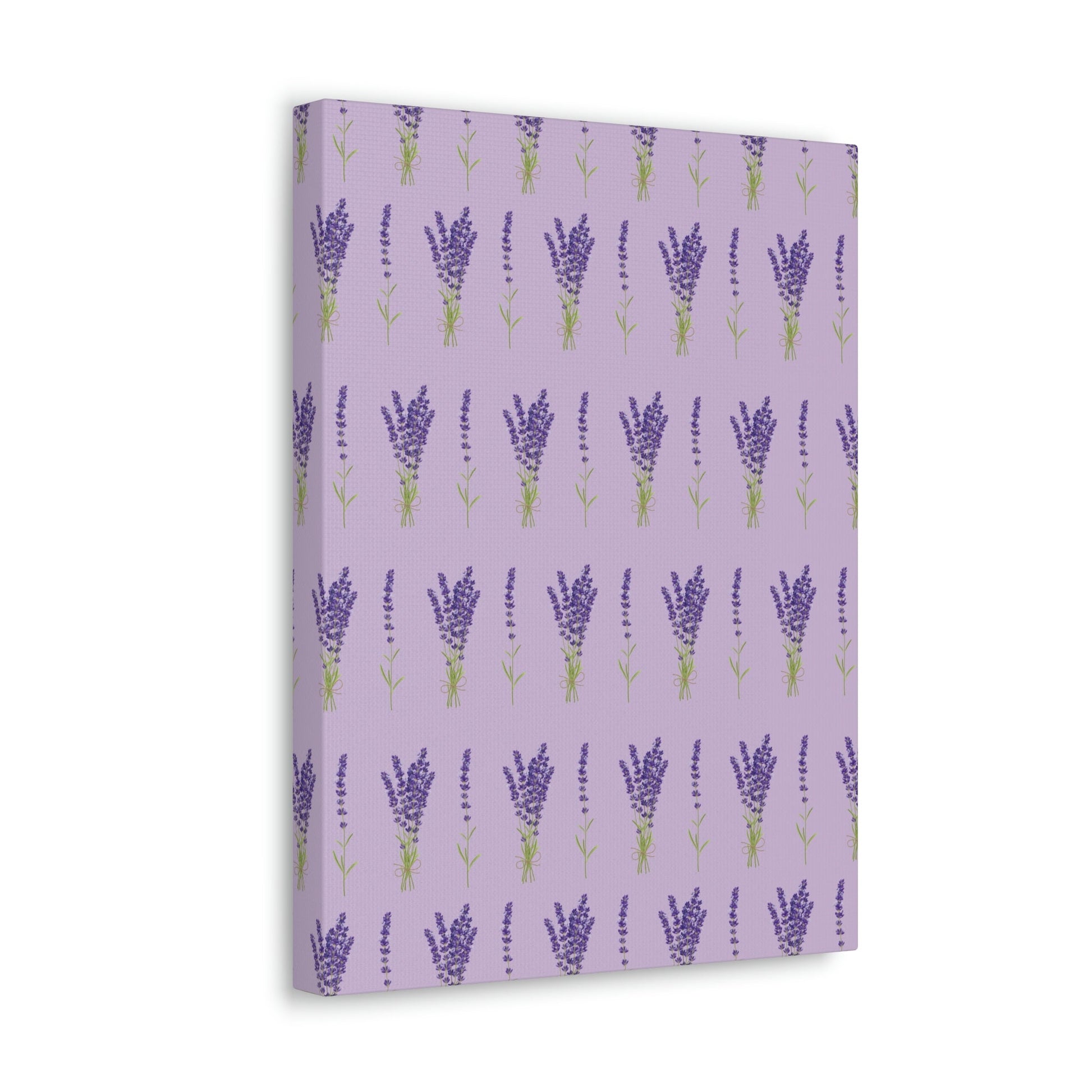 Lavender Aesthetic Pastel Purple Flowers Provence France Minimalist Art Canvas Gallery Wraps Ichaku [Perfect Gifts Selection]